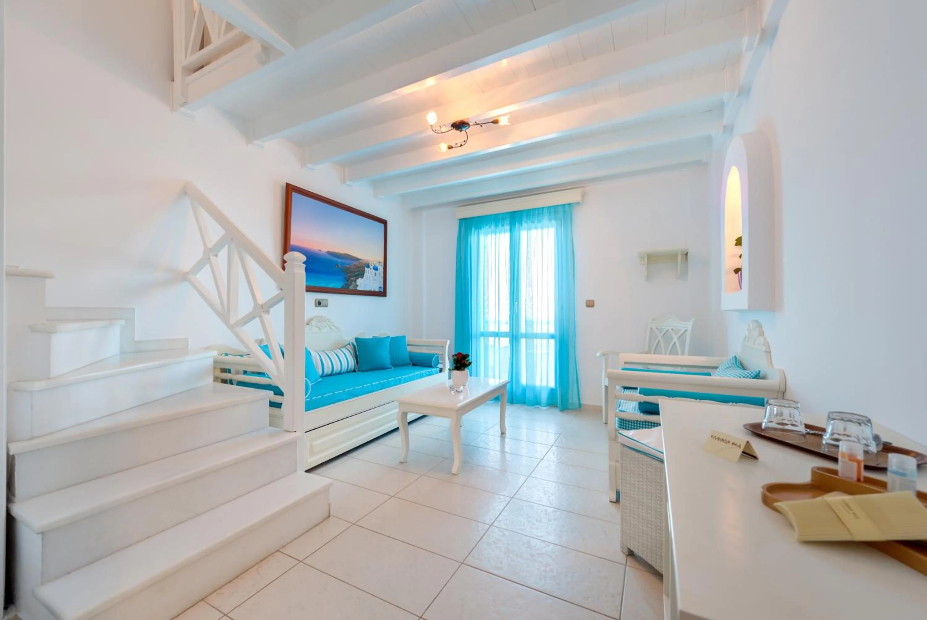 Living room in Ellinon Thea Boutique Hotel