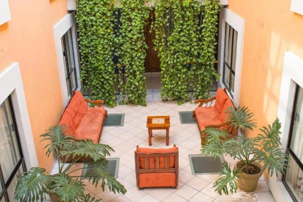 Living room in Hotel Oaxaca Dorado