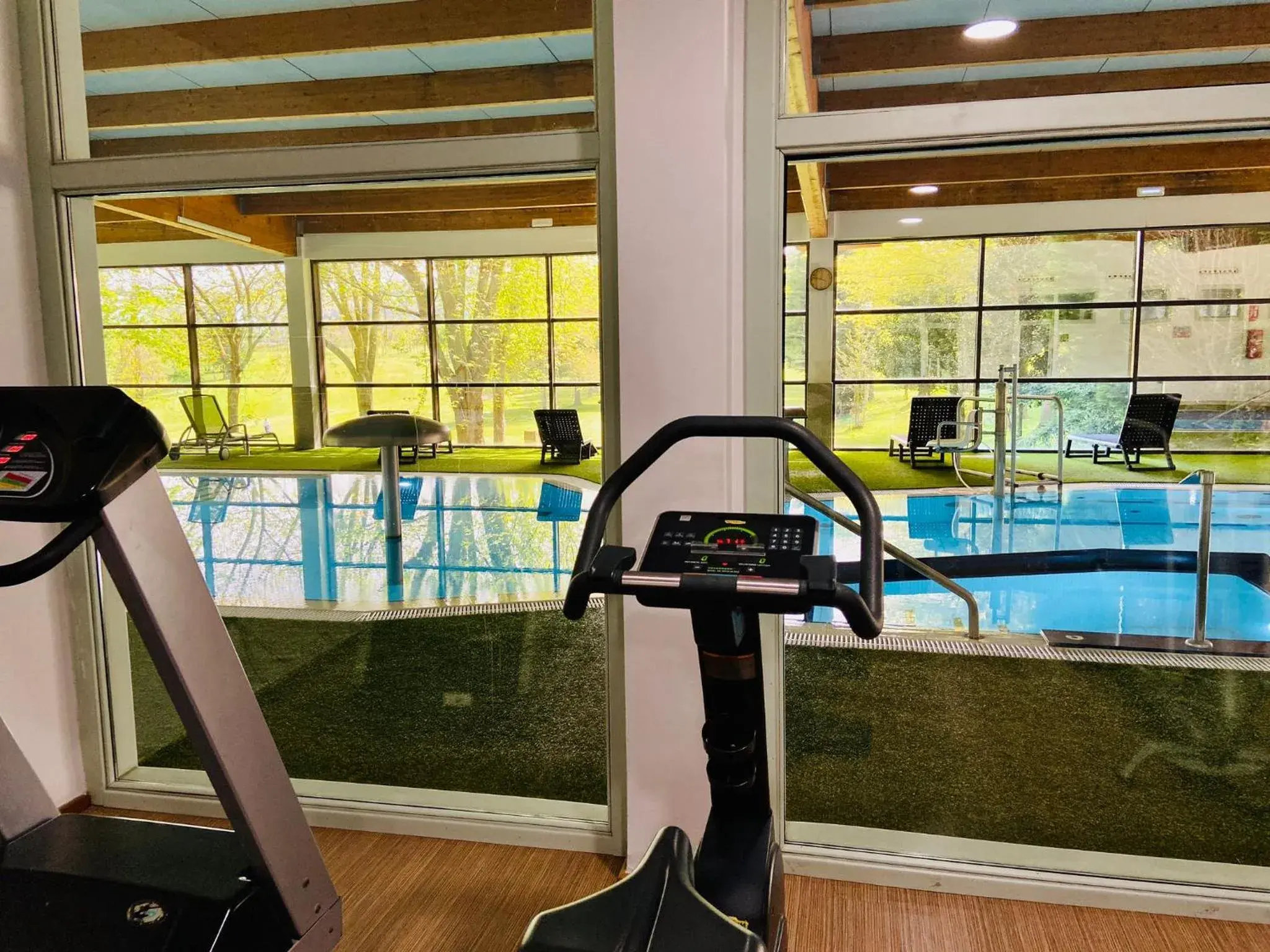 Fitness centre/facilities in Oca Palacio De La Llorea Hotel & Spa Fitness centre/facilities in Oca Palacio De La Llorea Hotel & Spa