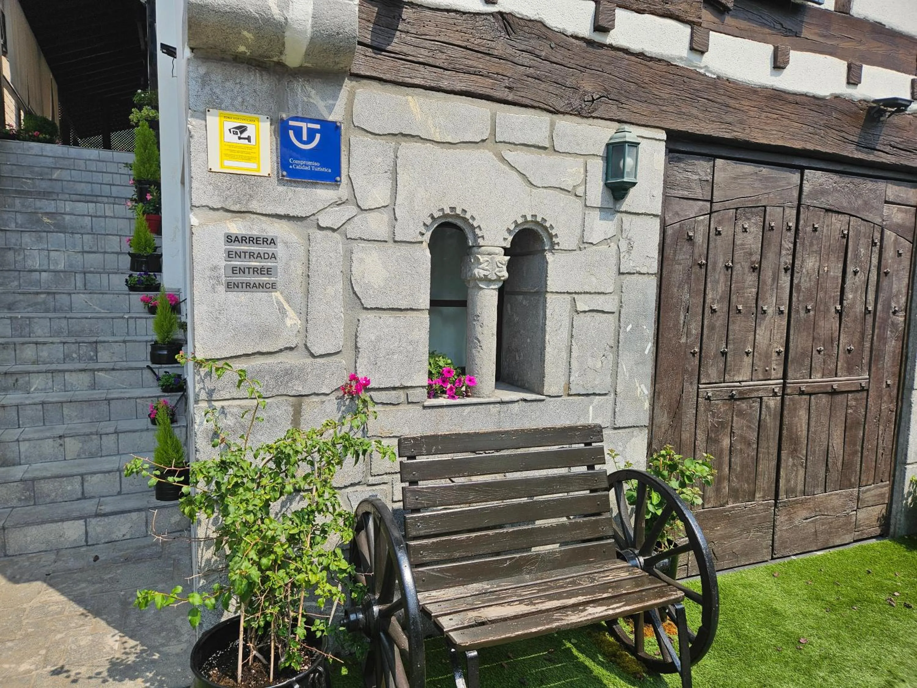 Facade/entrance in Hotel SPA Atxaspi