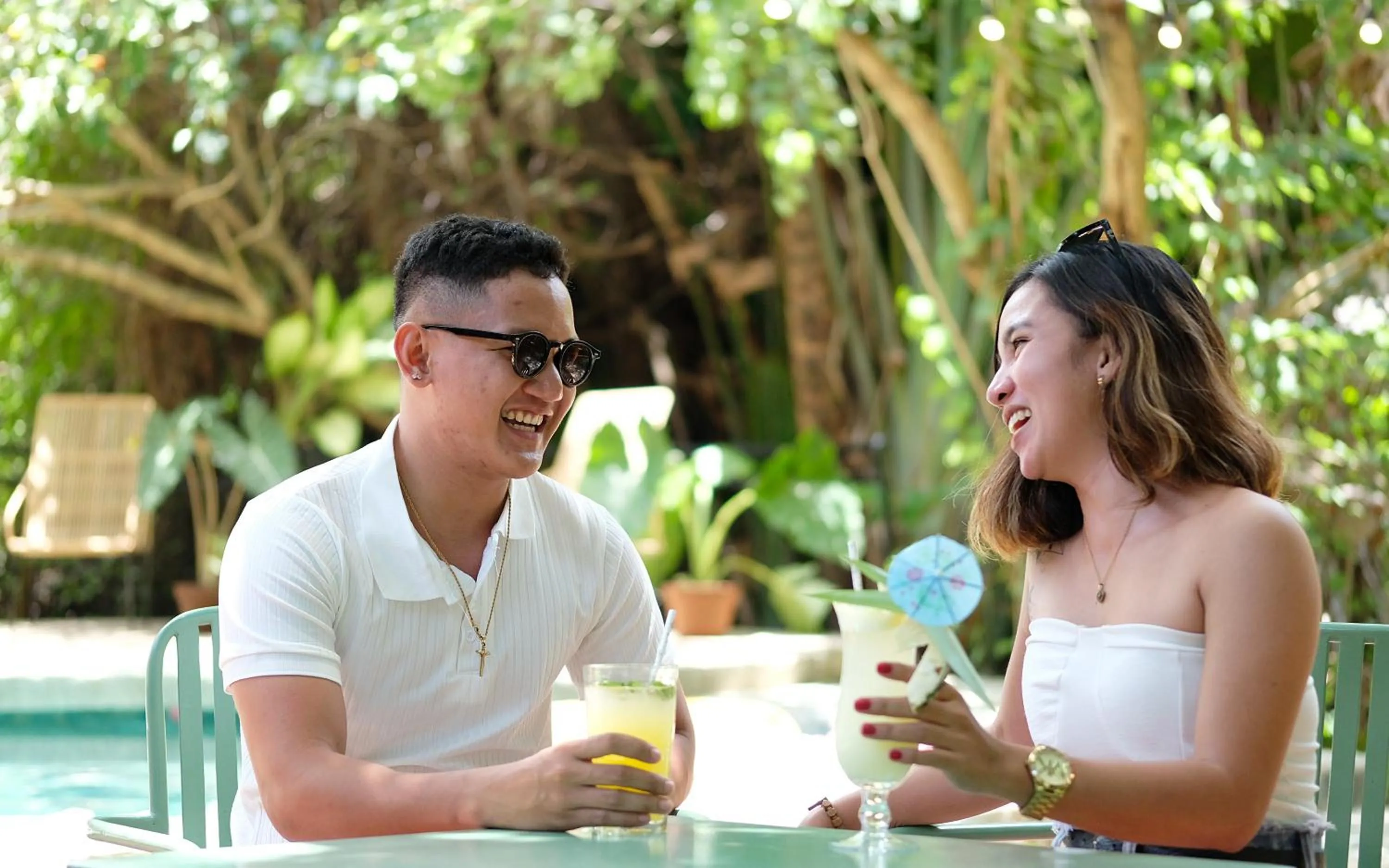 Garden in Mad Monkey Dumaguete