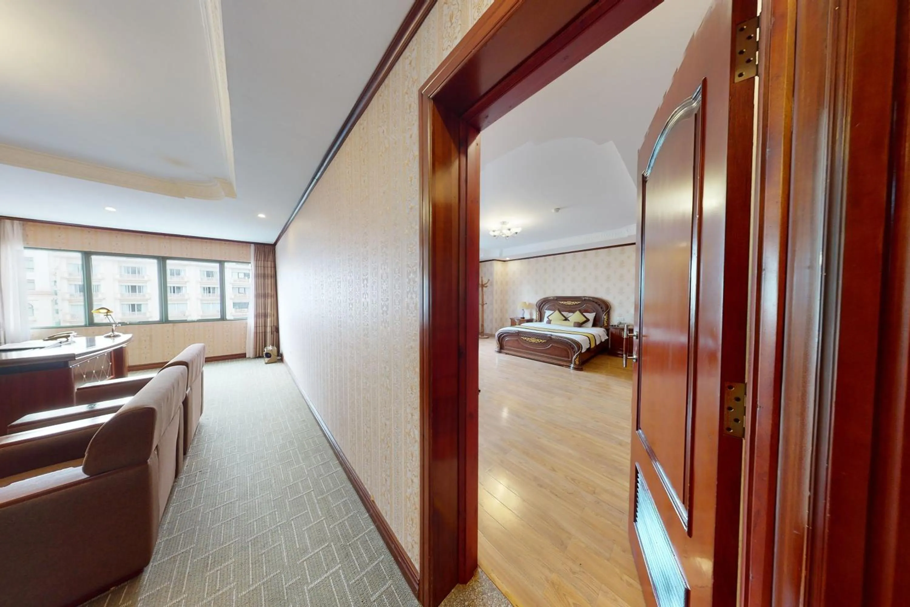 Bed in Sao Mai Hotel