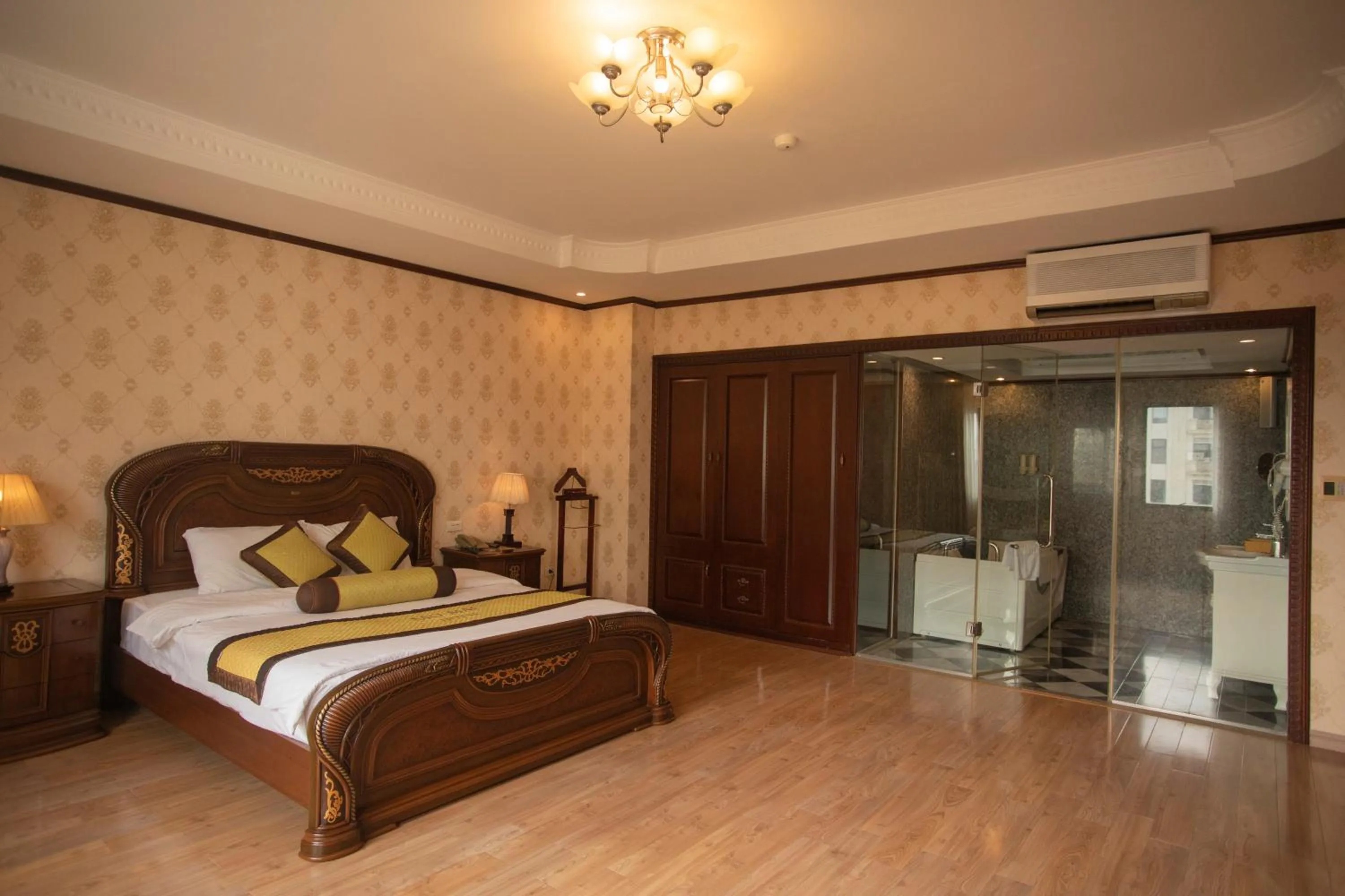 Bed in Sao Mai Hotel