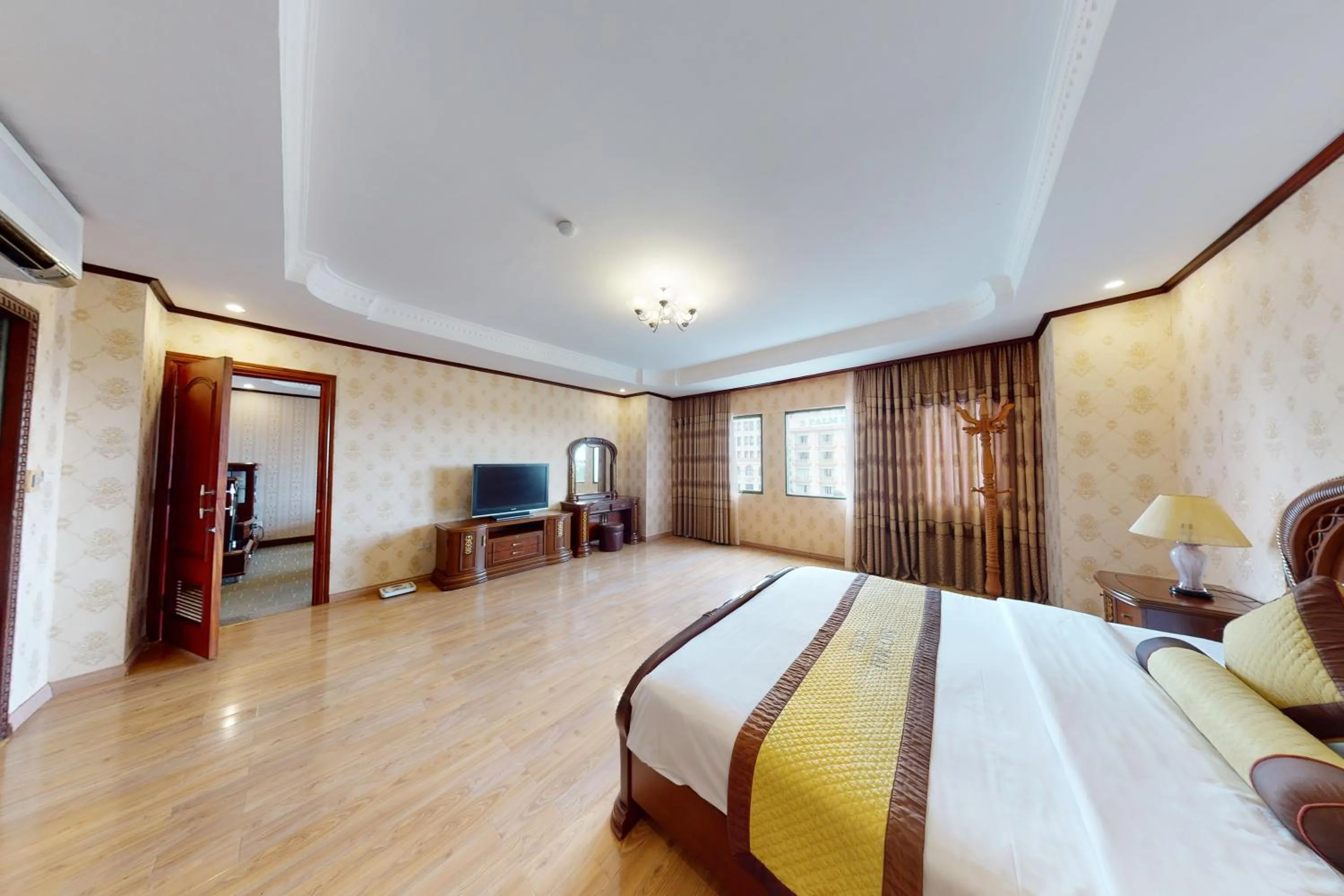 Bed in Sao Mai Hotel