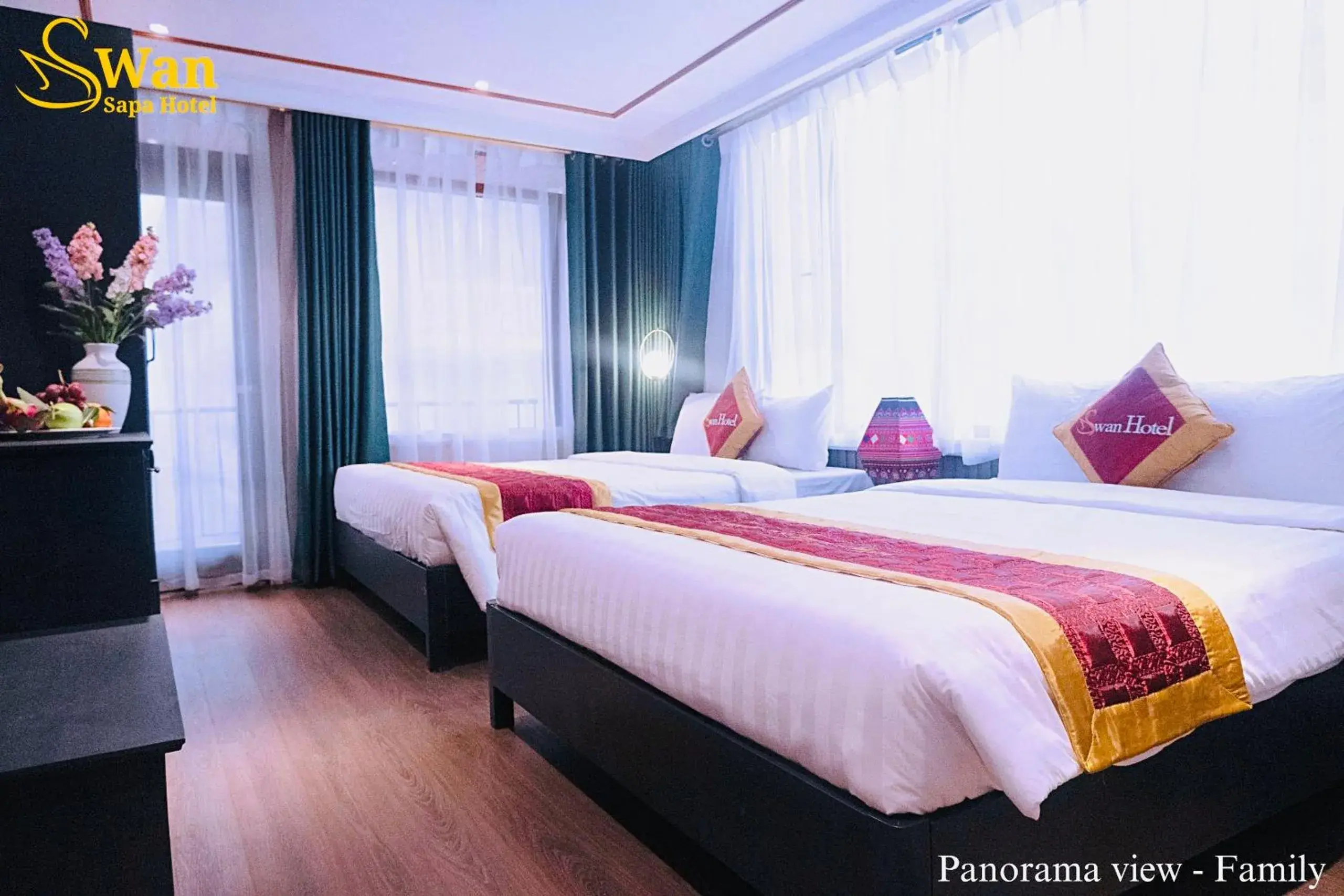 Bed in Swan Sapa Hotel Bed in Swan Sapa Hotel