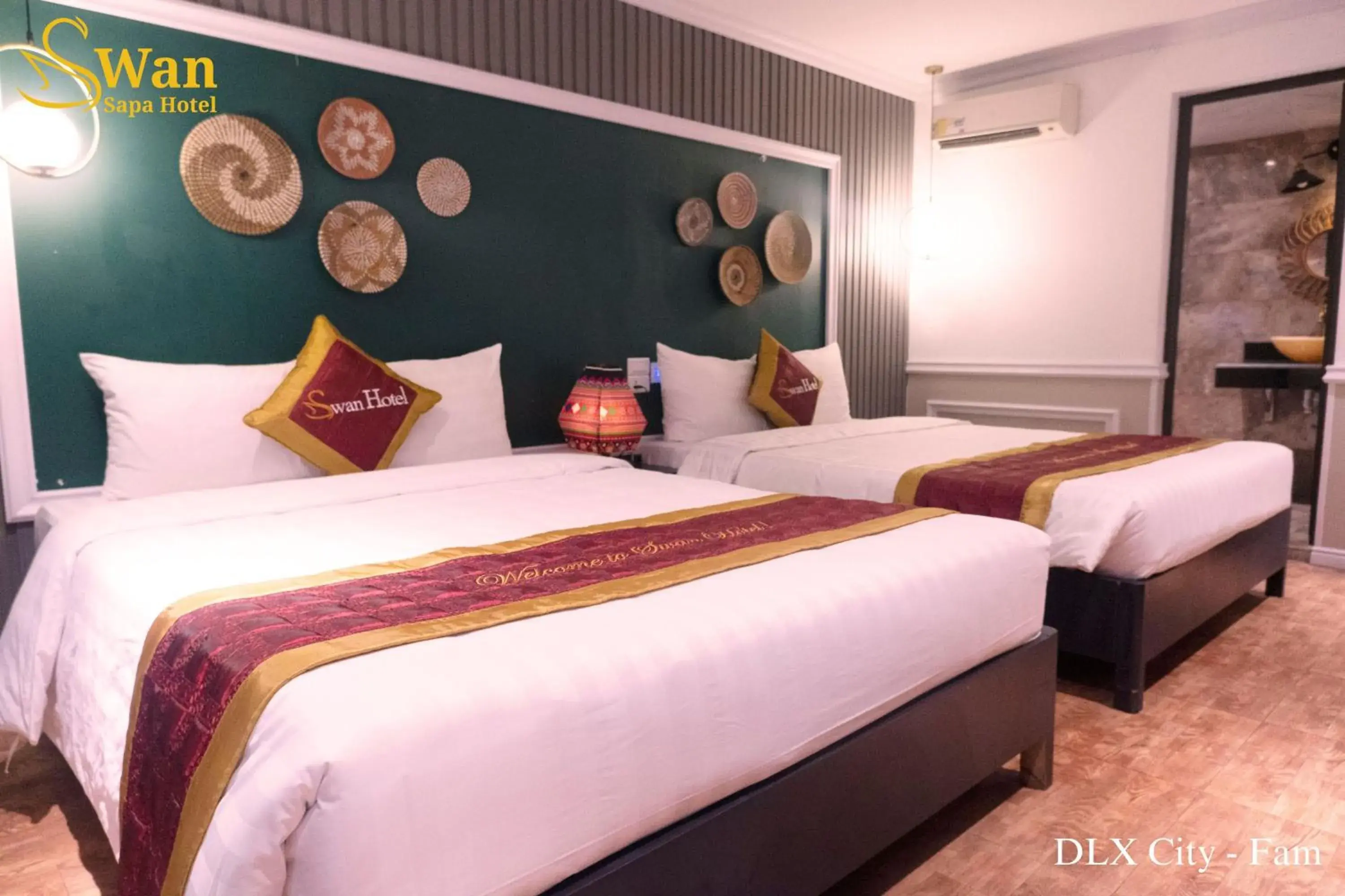 Bed in Swan Sapa Hotel Bed in Swan Sapa Hotel