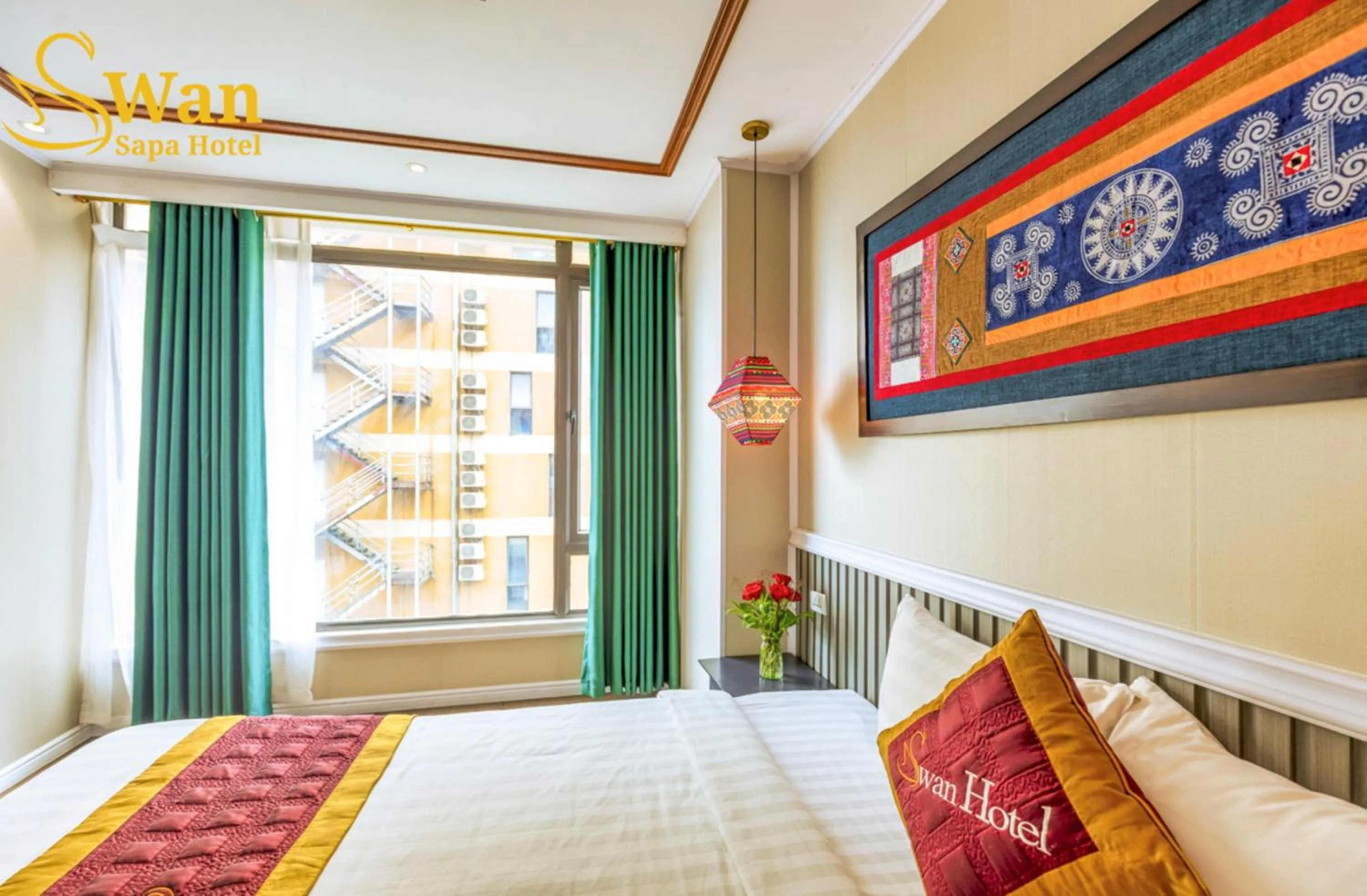 Bedroom, Bed in Swan Sapa Hotel