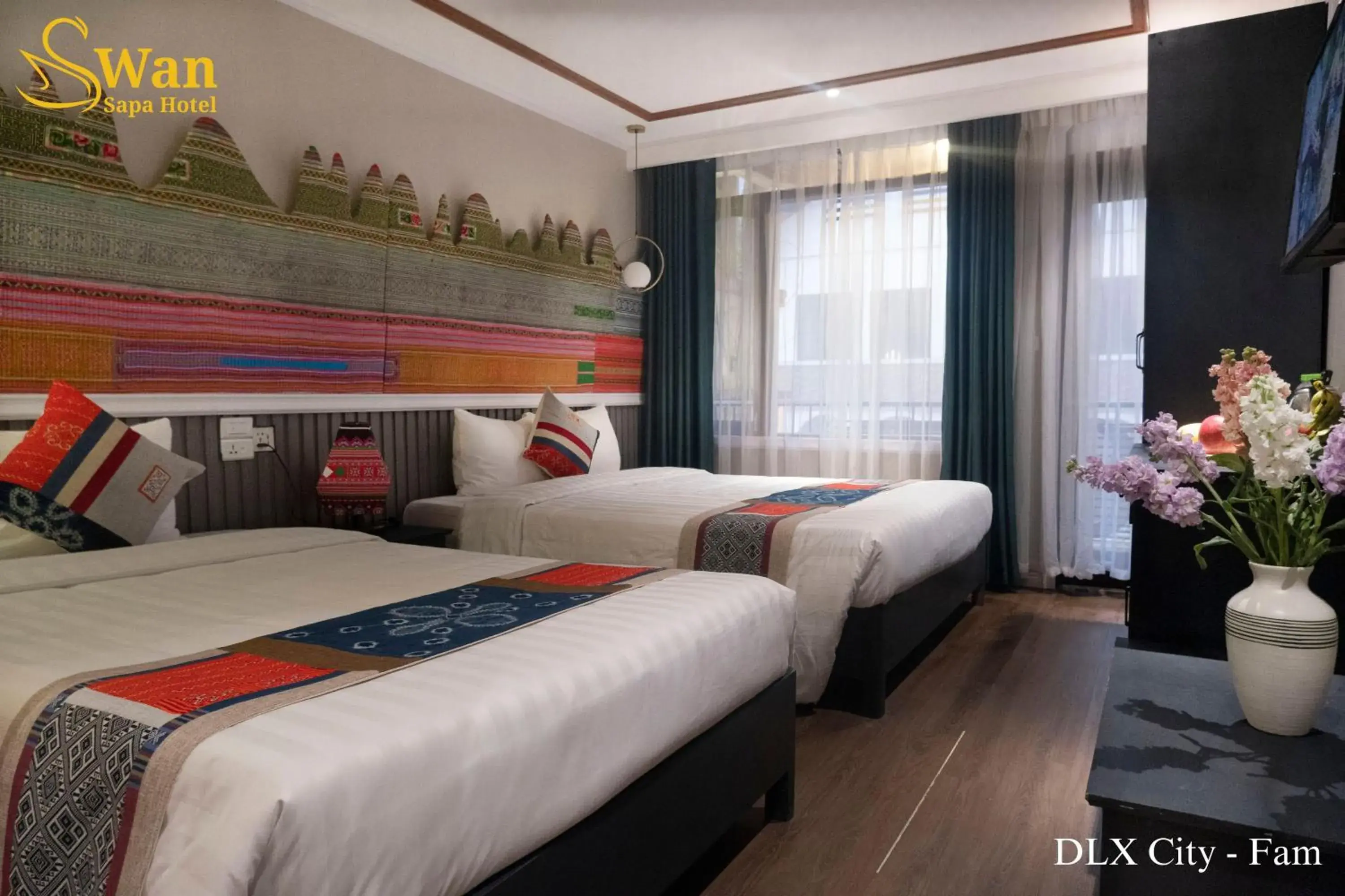 Bed in Swan Sapa Hotel Bed in Swan Sapa Hotel