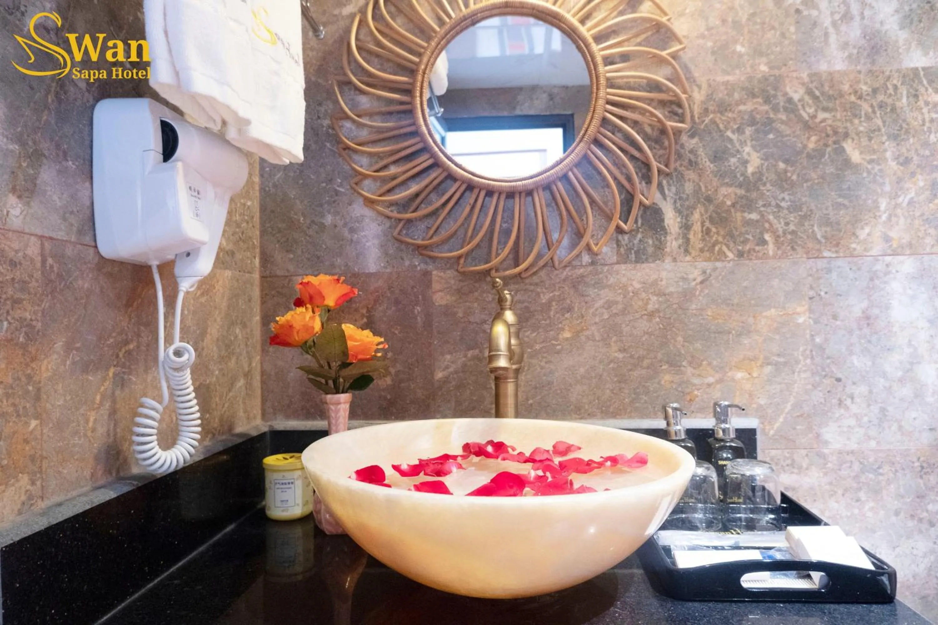 Bathroom in Swan Sapa Hotel