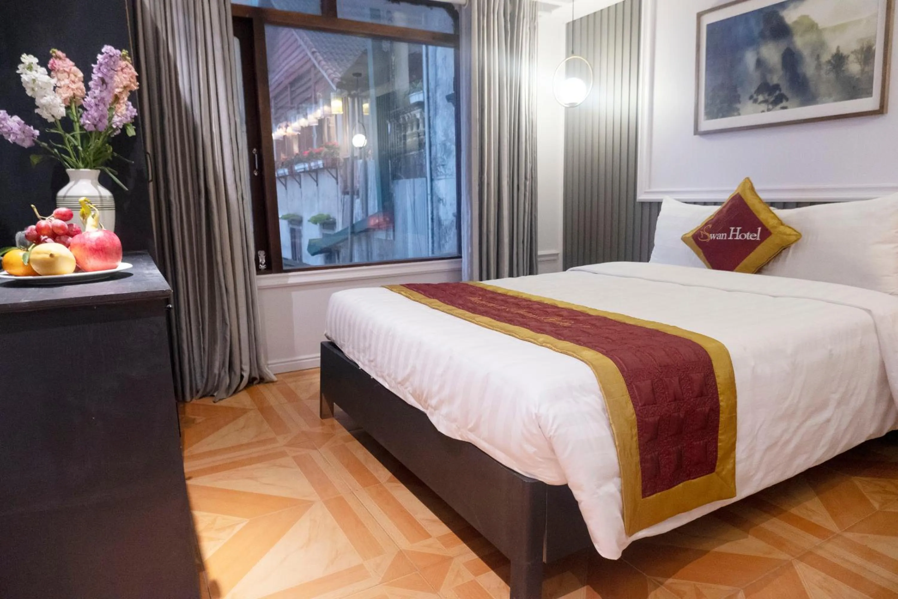 Bedroom, Bed in Swan Sapa Hotel