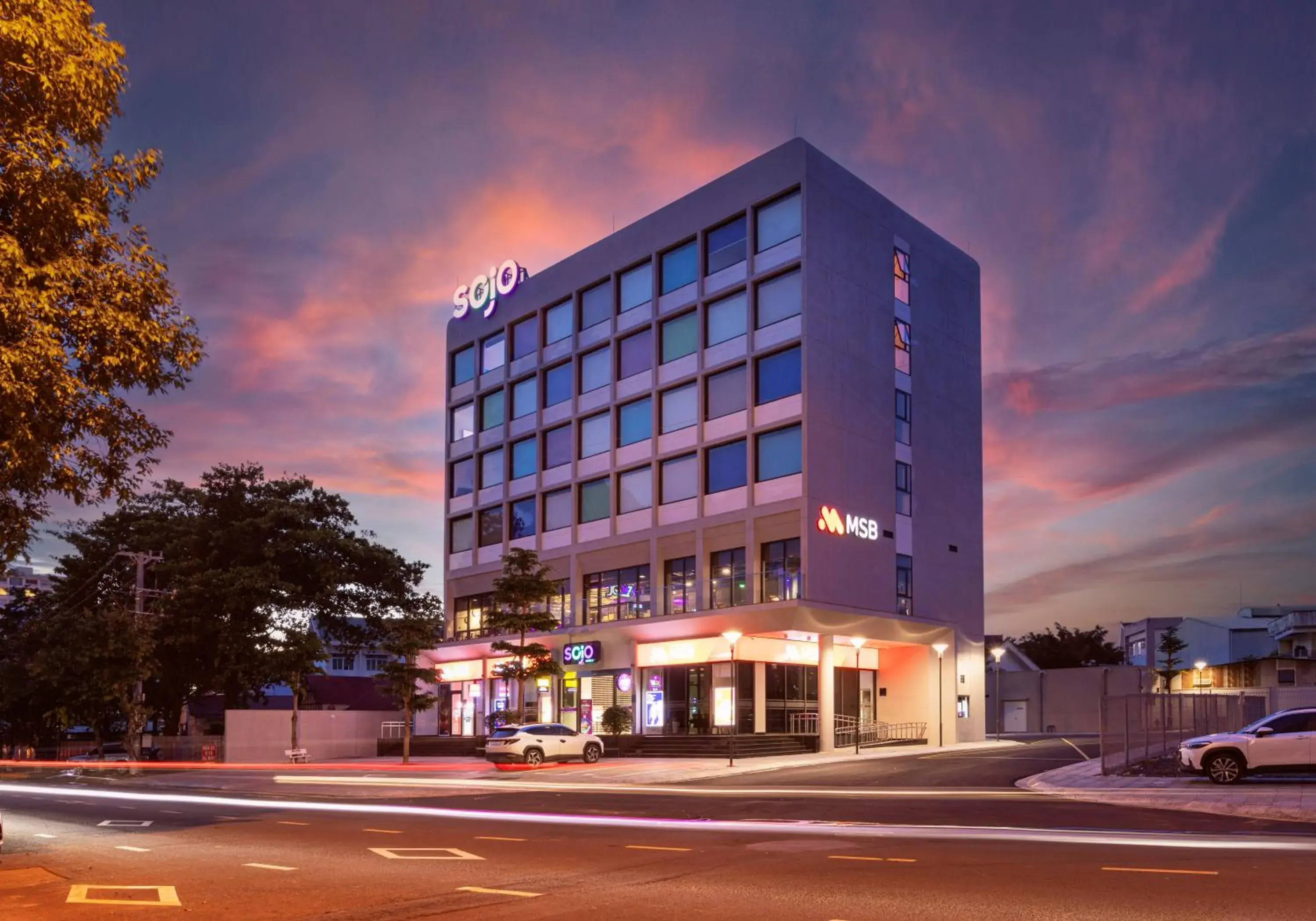 Property building in SOJO HOTEL DAK LAK Property building in SOJO HOTEL DAK LAK