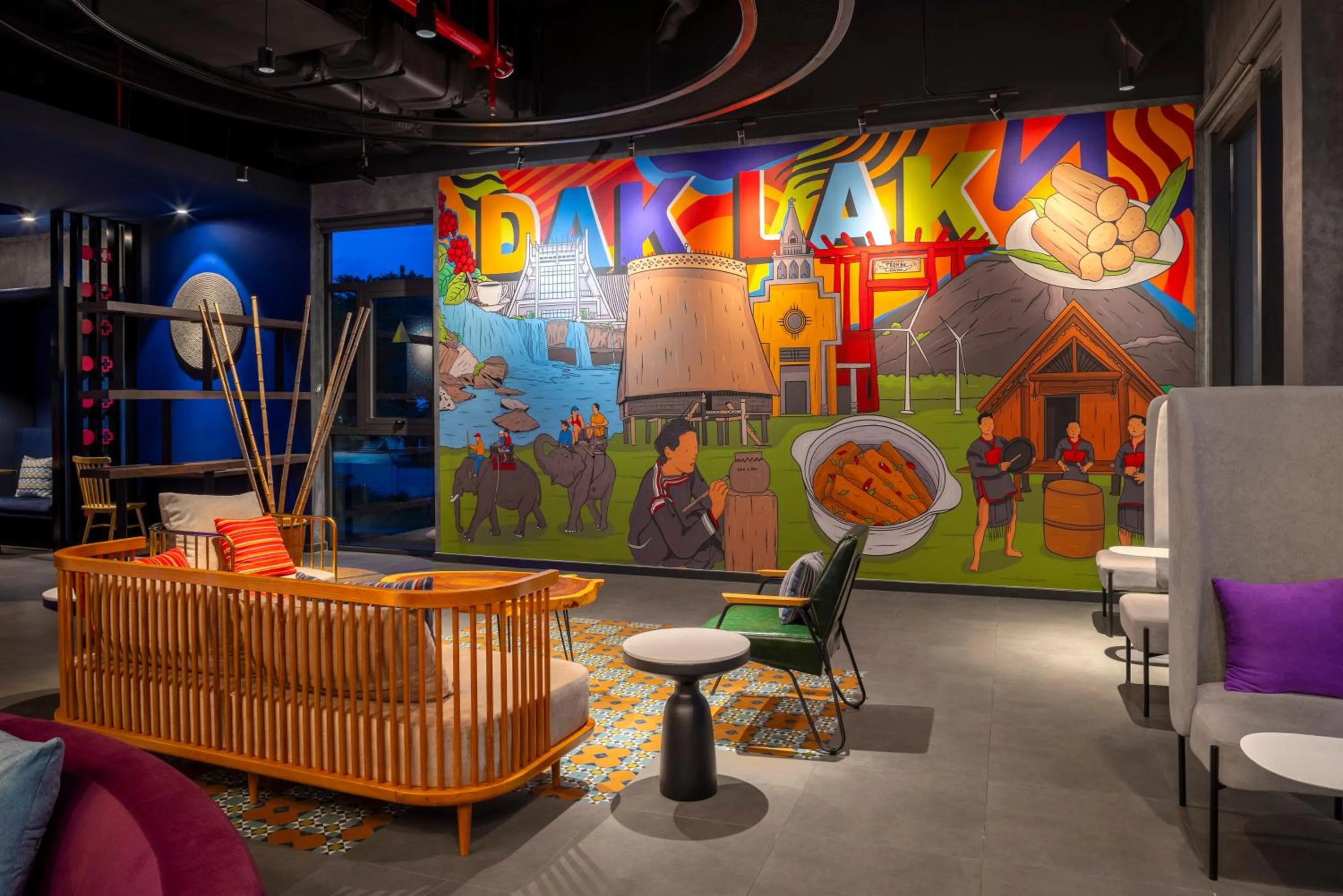 Seating area in Tru by Hilton Buon Ma Thuot City Centre