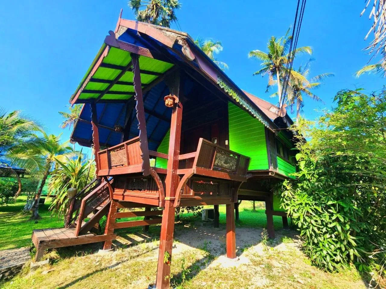 Garden view in Banmae Resort Kohchang