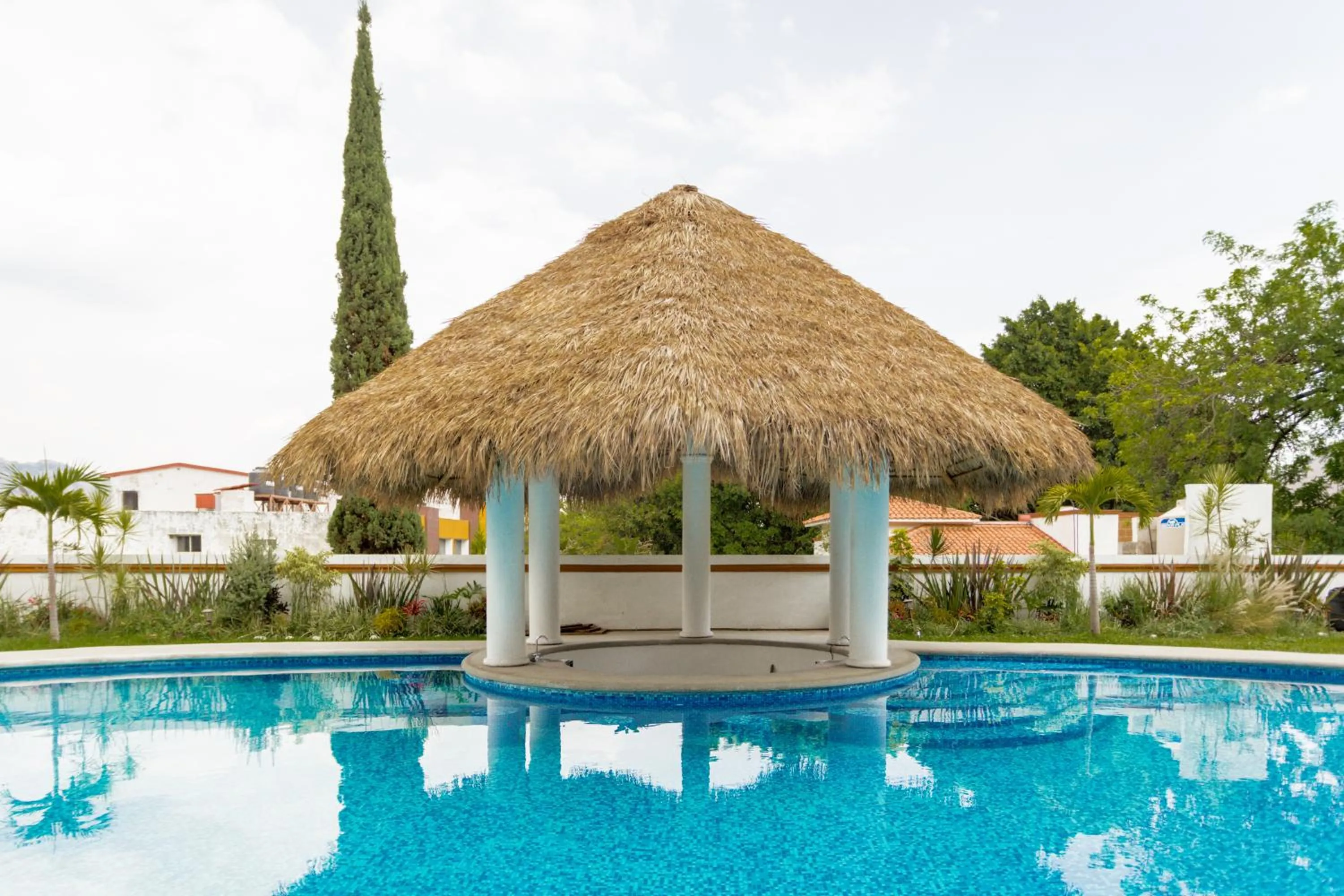 Pool view in Palacio Del Cobre
