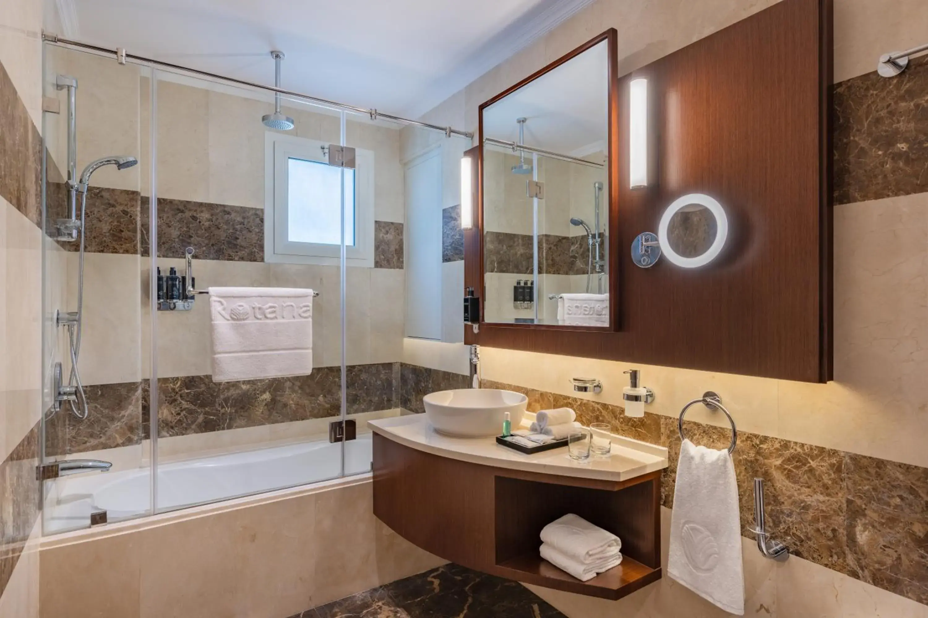 Bathroom in Riviera Rayhaan by Rotana Doha Bathroom in Riviera Rayhaan by Rotana Doha