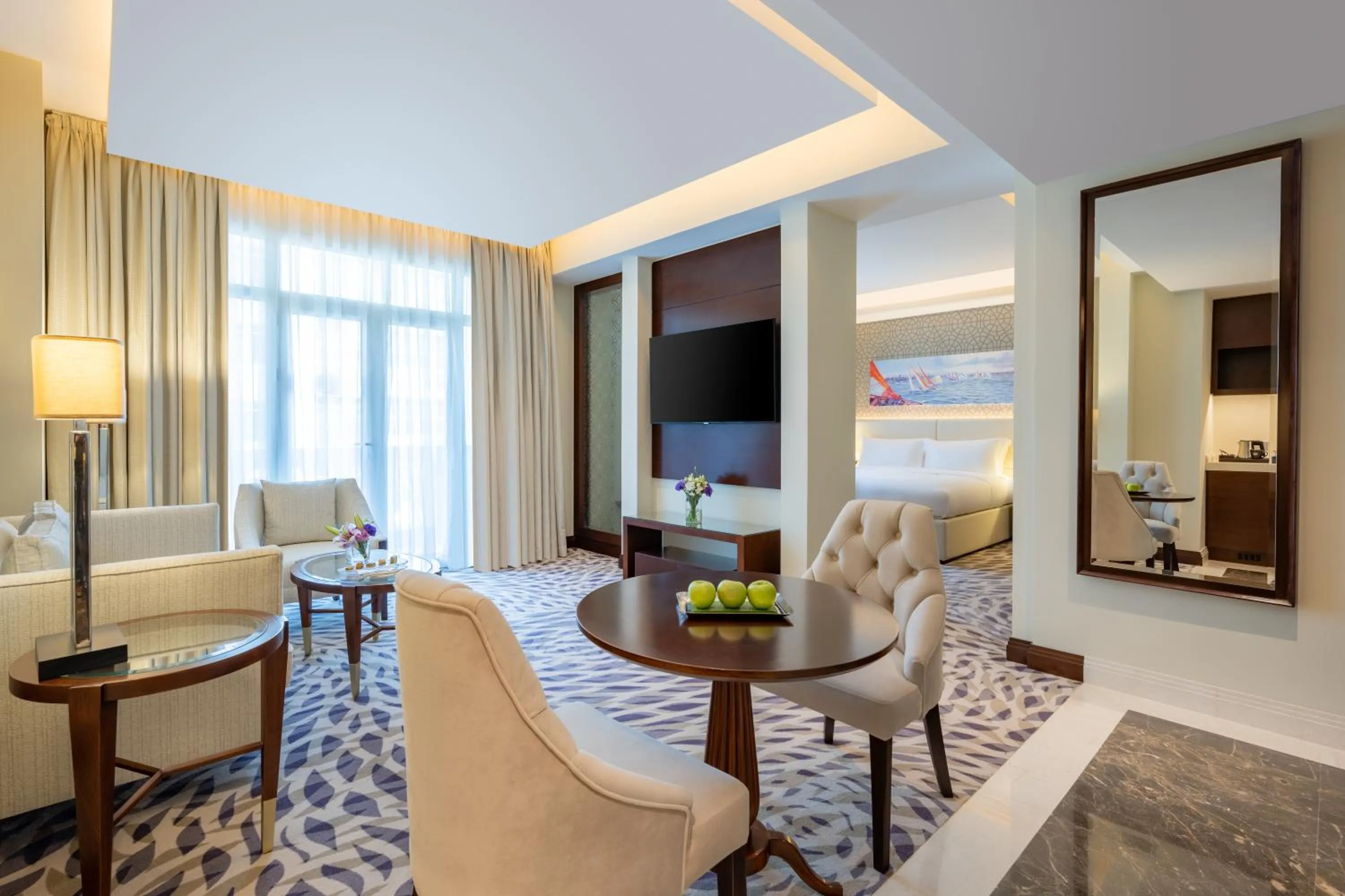 Bed in Riviera Rayhaan by Rotana Doha