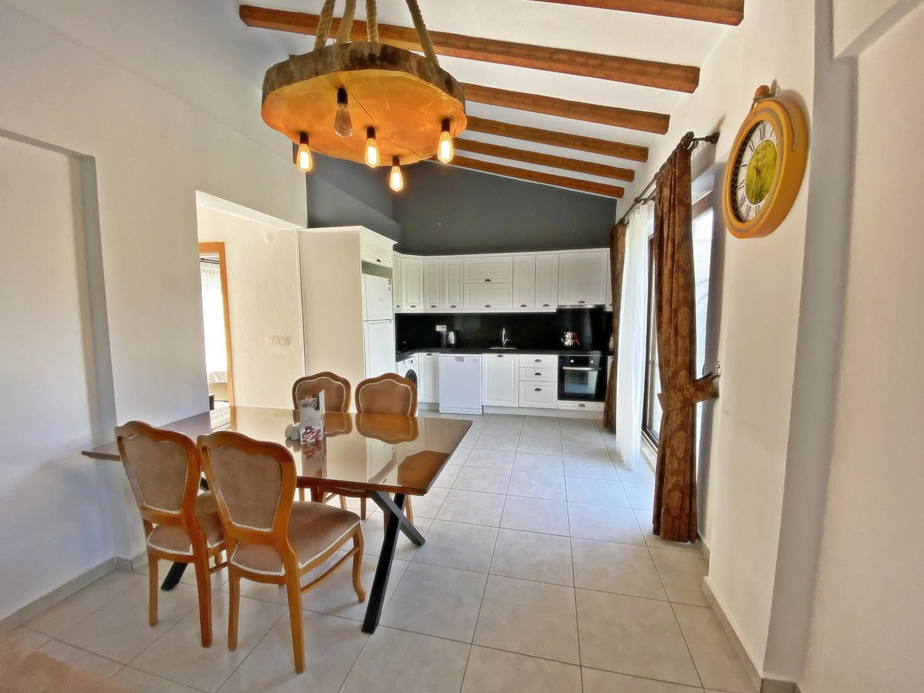 Kitchen or kitchenette in Likya Garnet 2+1 Villa, Özel Havuzlu, Fethiye