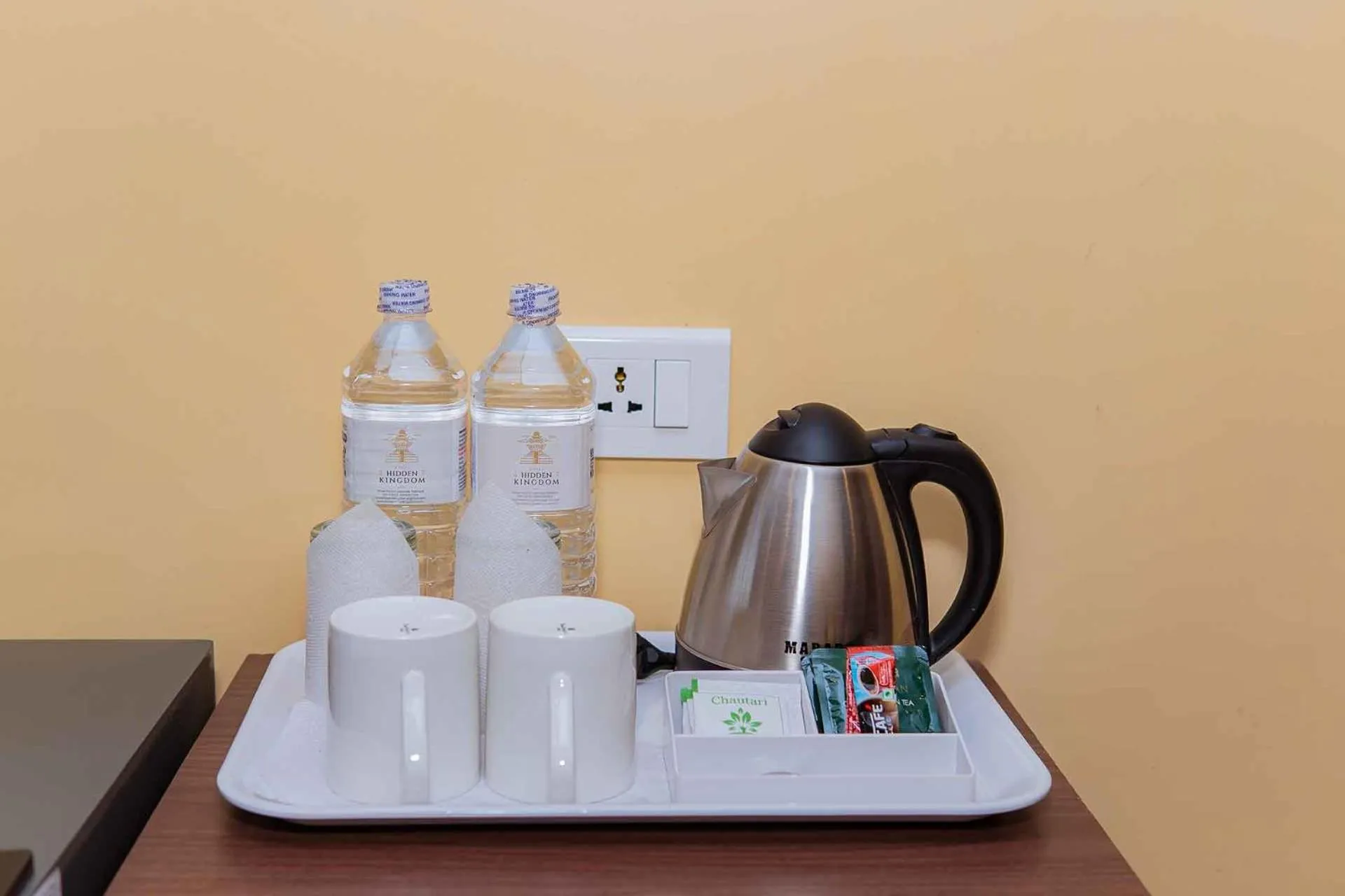 Coffee/tea facilities in Hotel Hidden Kingdom