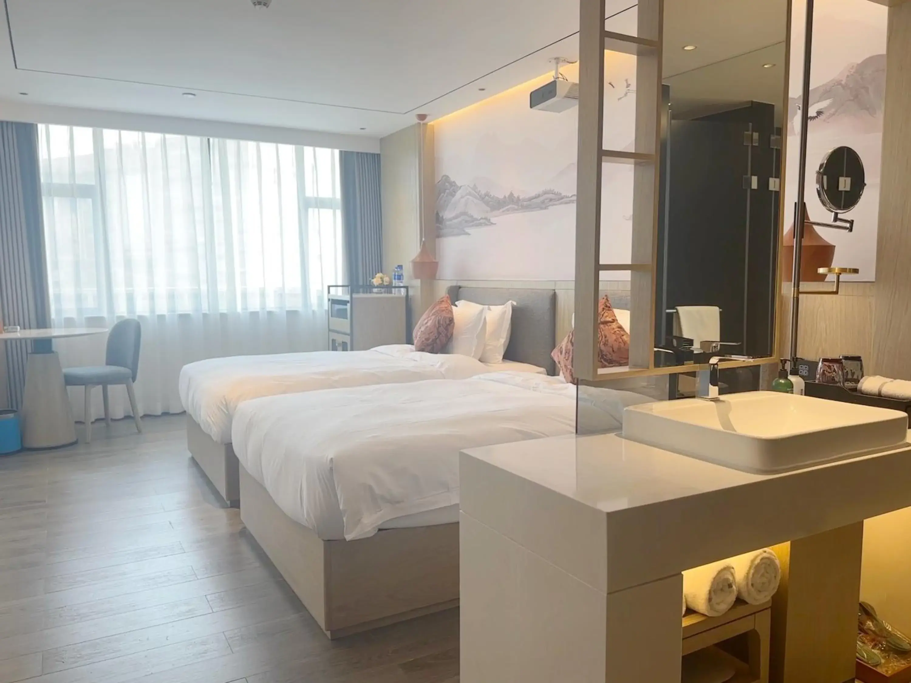 Deluxe Twin Room in Paco Hotel Botanical Garden Metro Guangzhou Deluxe Twin Room in Paco Hotel Botanical Garden Metro Guangzhou