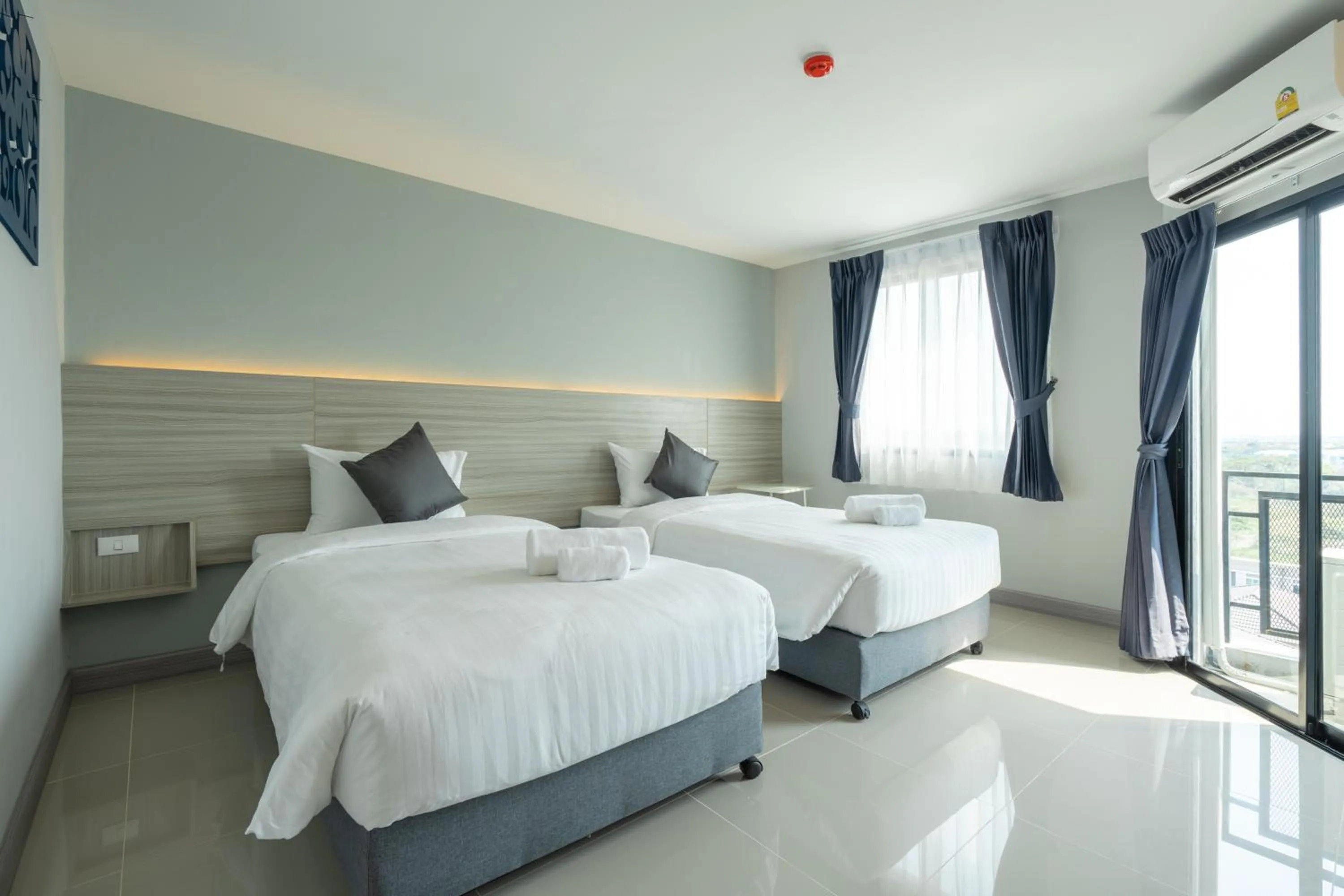 Bed in Cozy Blu Suvarnabhumi