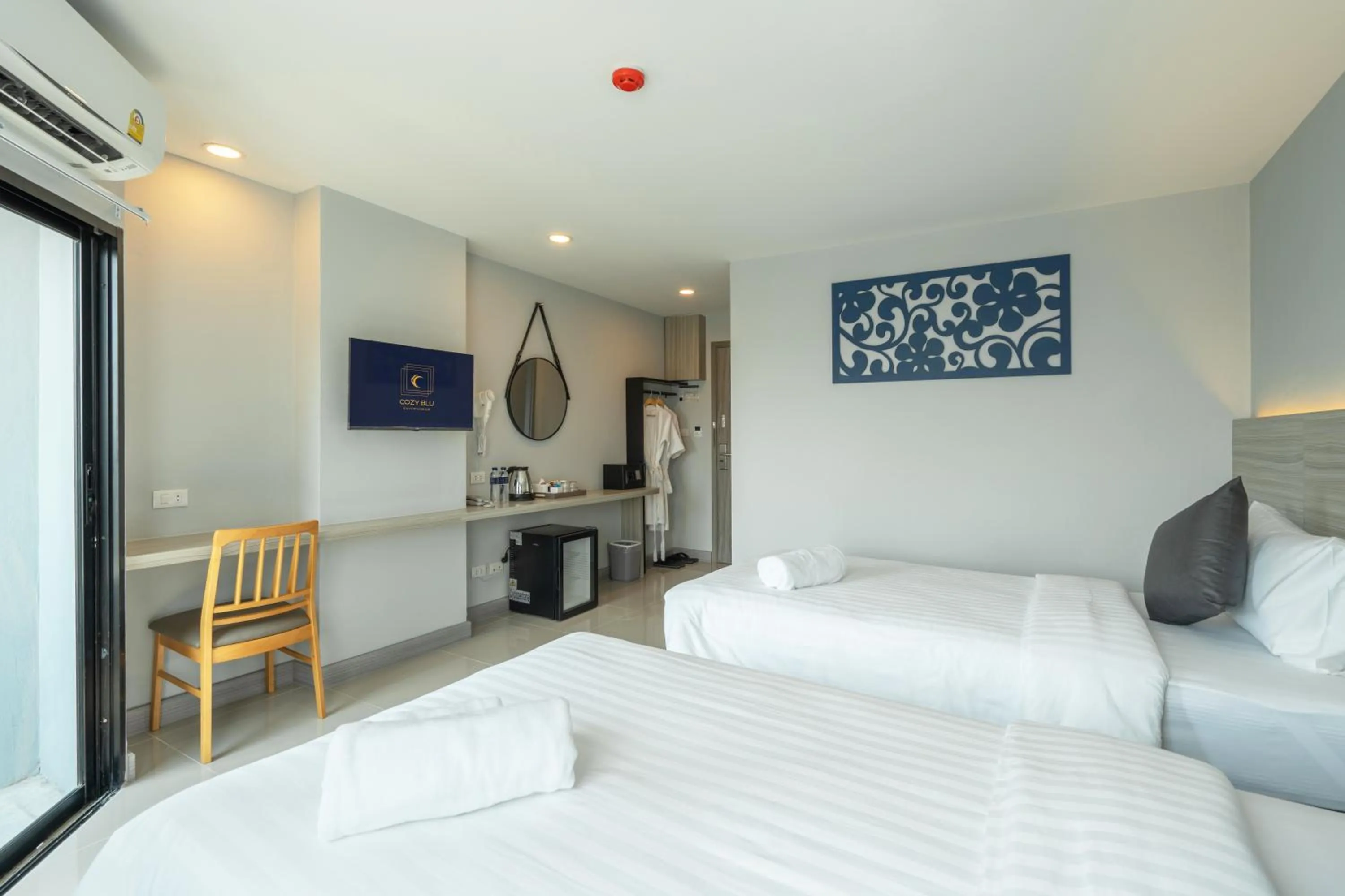 Bed in Cozy Blu Suvarnabhumi