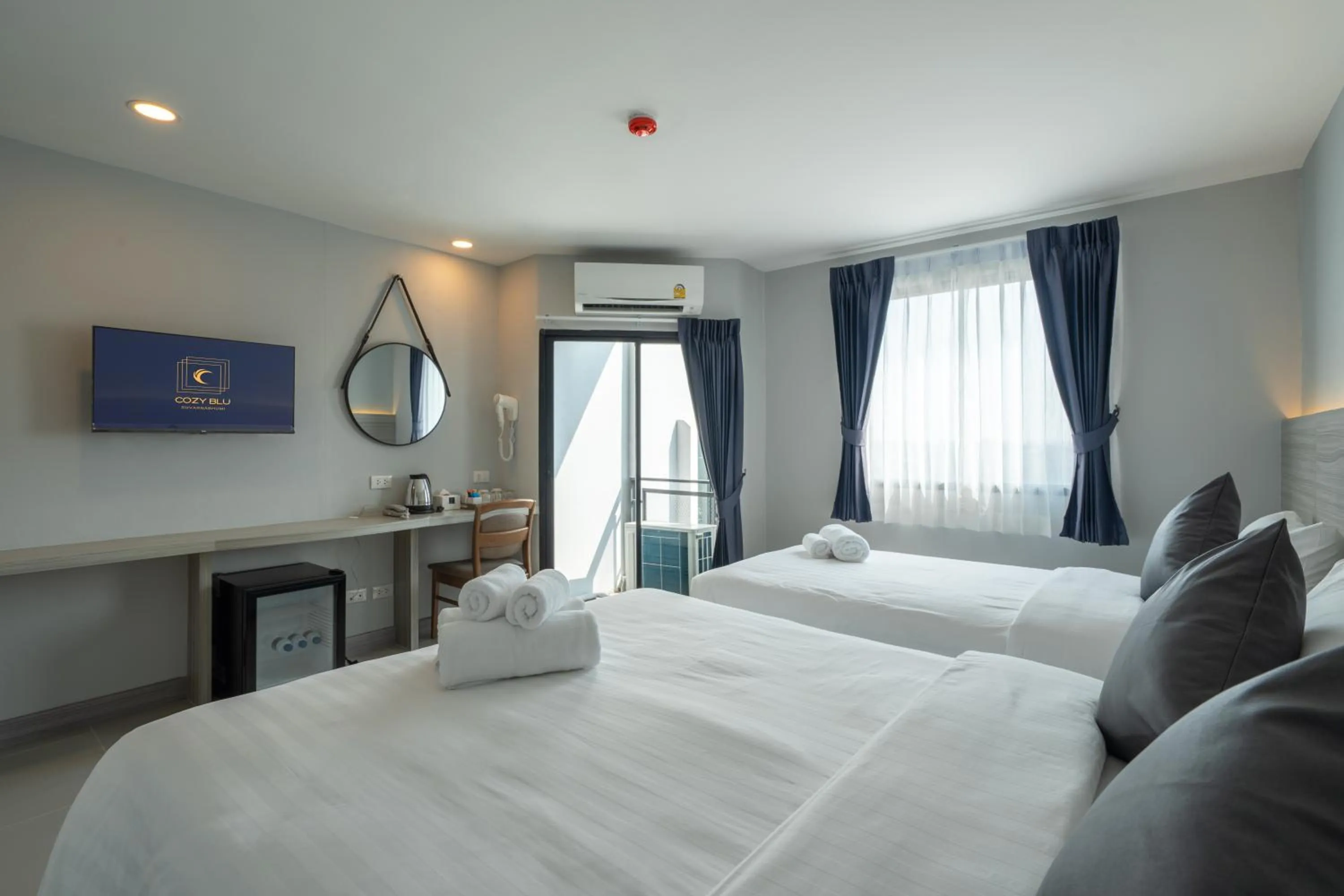 Bedroom, Bed in Cozy Blu Suvarnabhumi