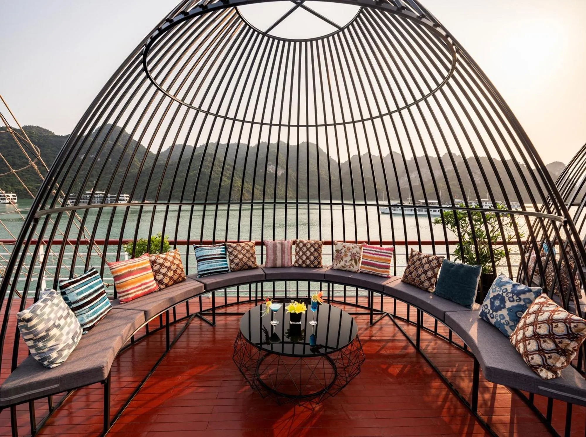 Natural landscape in Aqua Of The Seas Cruise Halong by AHG