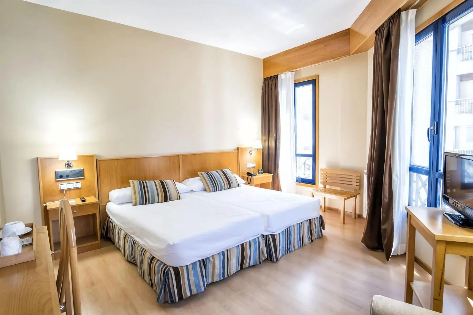 Bed in Hotel Alda Castelao