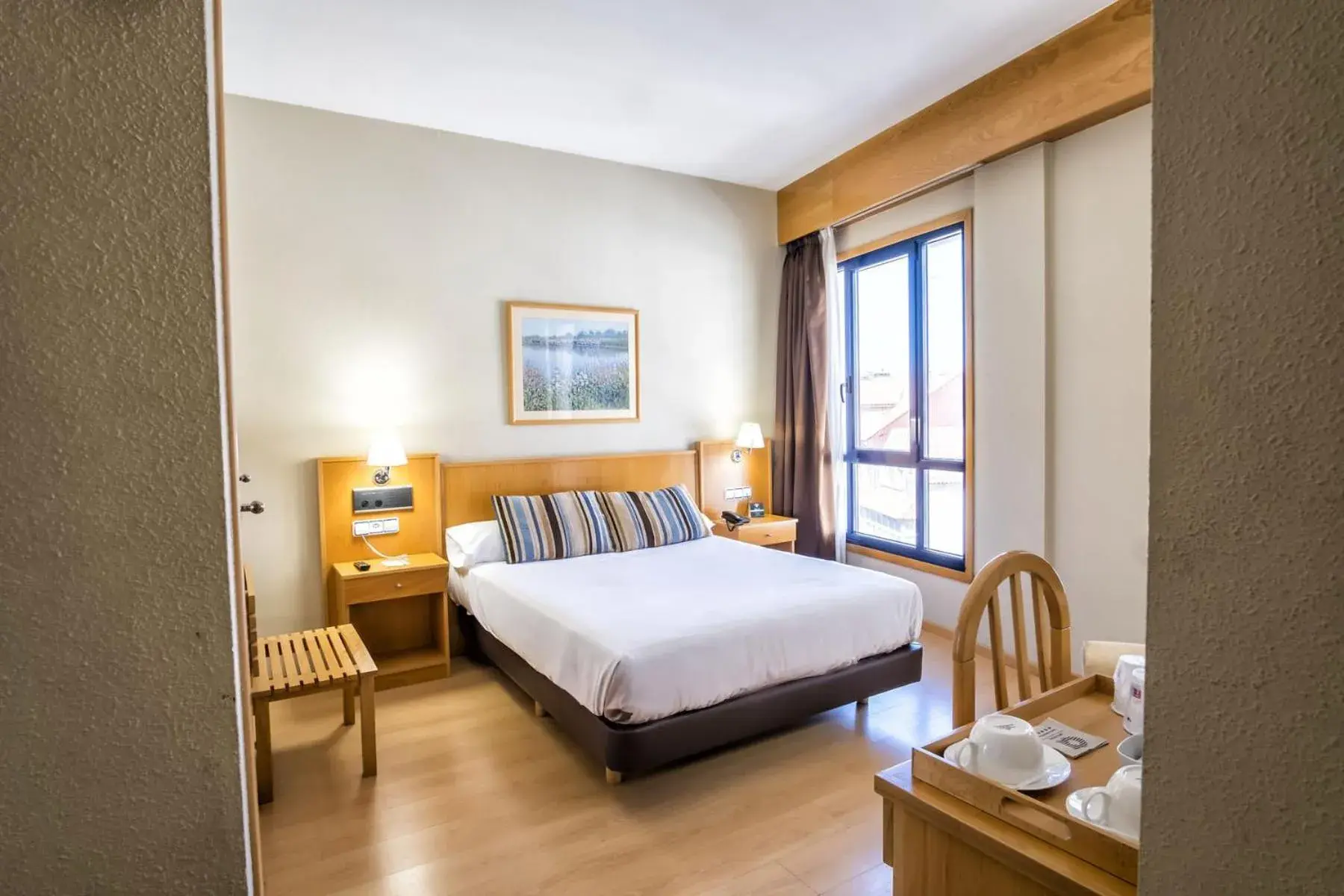 Bed in Hotel Alda Castelao Bed in Hotel Alda Castelao