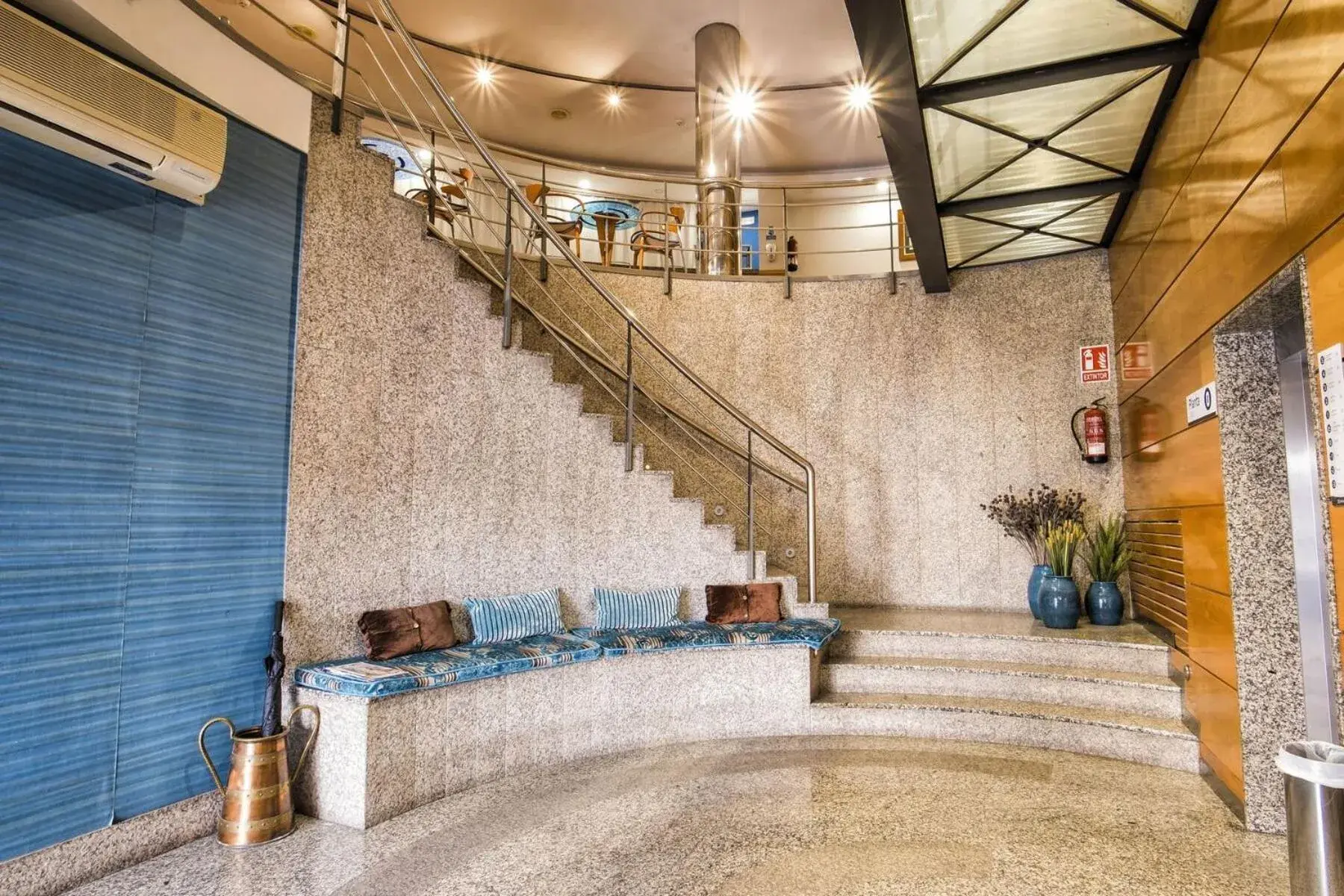 Lobby or reception in Hotel Alda Castelao Lobby or reception in Hotel Alda Castelao