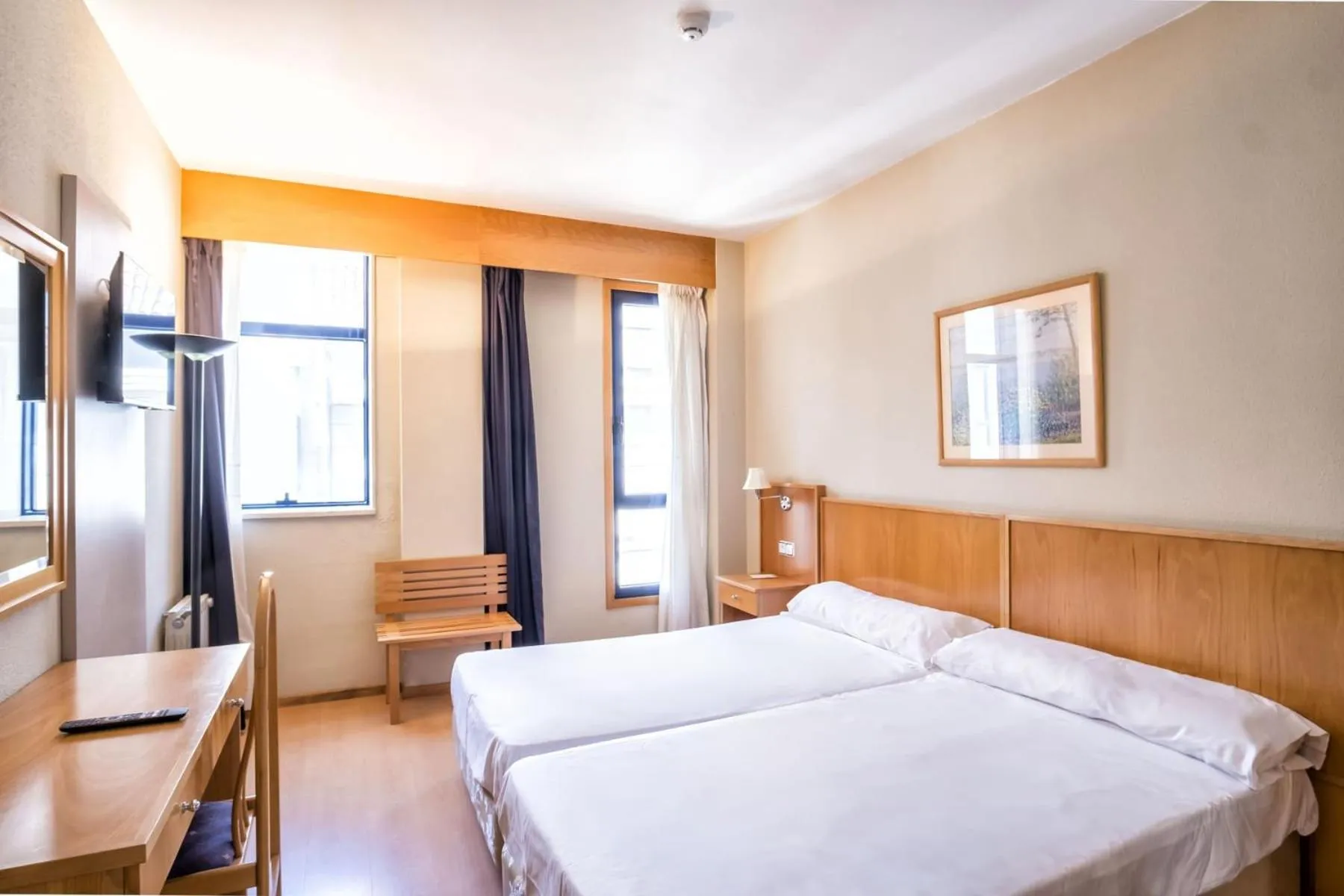 Bed in Hotel Alda Castelao