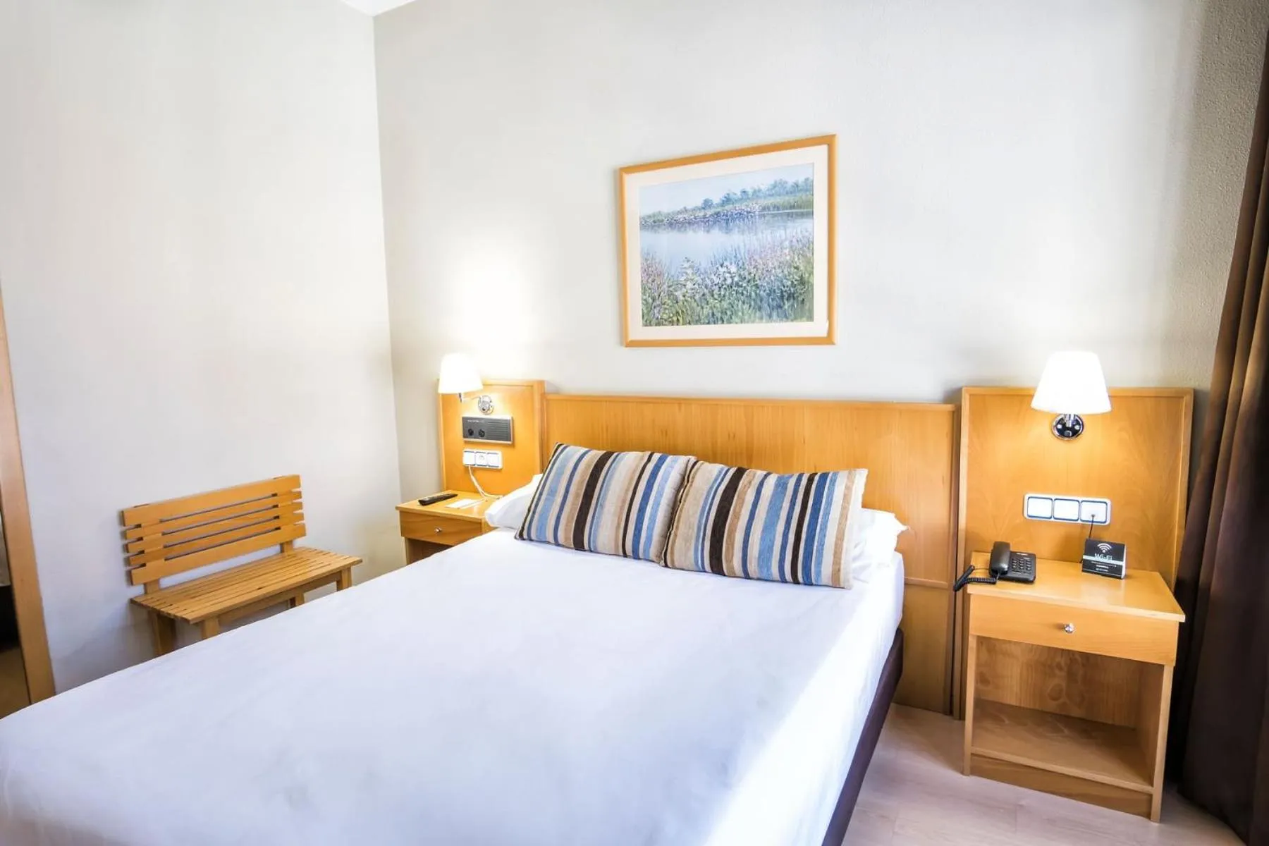 Bed in Hotel Alda Castelao