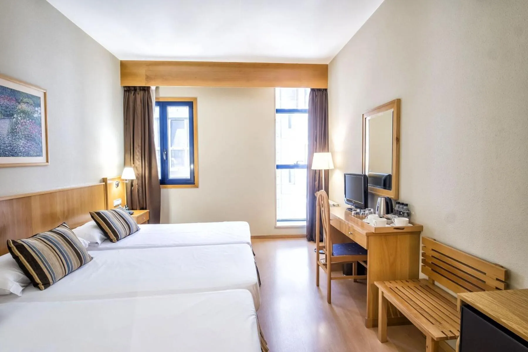 Bed in Hotel Alda Castelao