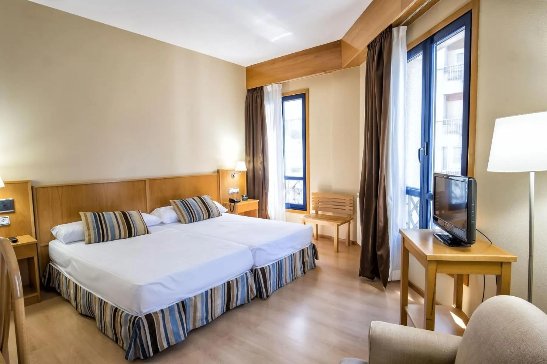 Bed in Hotel Alda Castelao