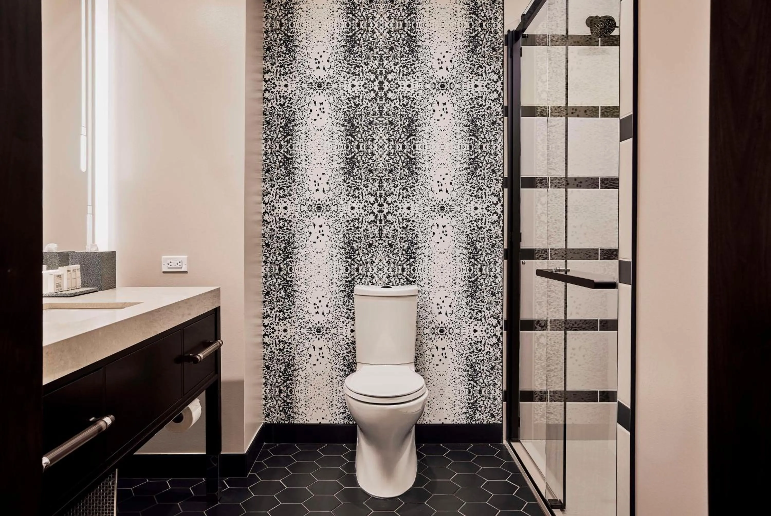 Bathroom in The Godfrey Detroit, Curio Collection By Hilton