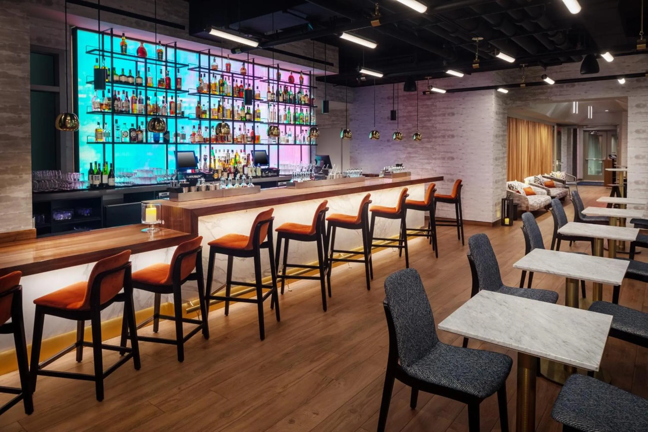 Lounge or bar in Home2 Suites By Hilton New York Times Square