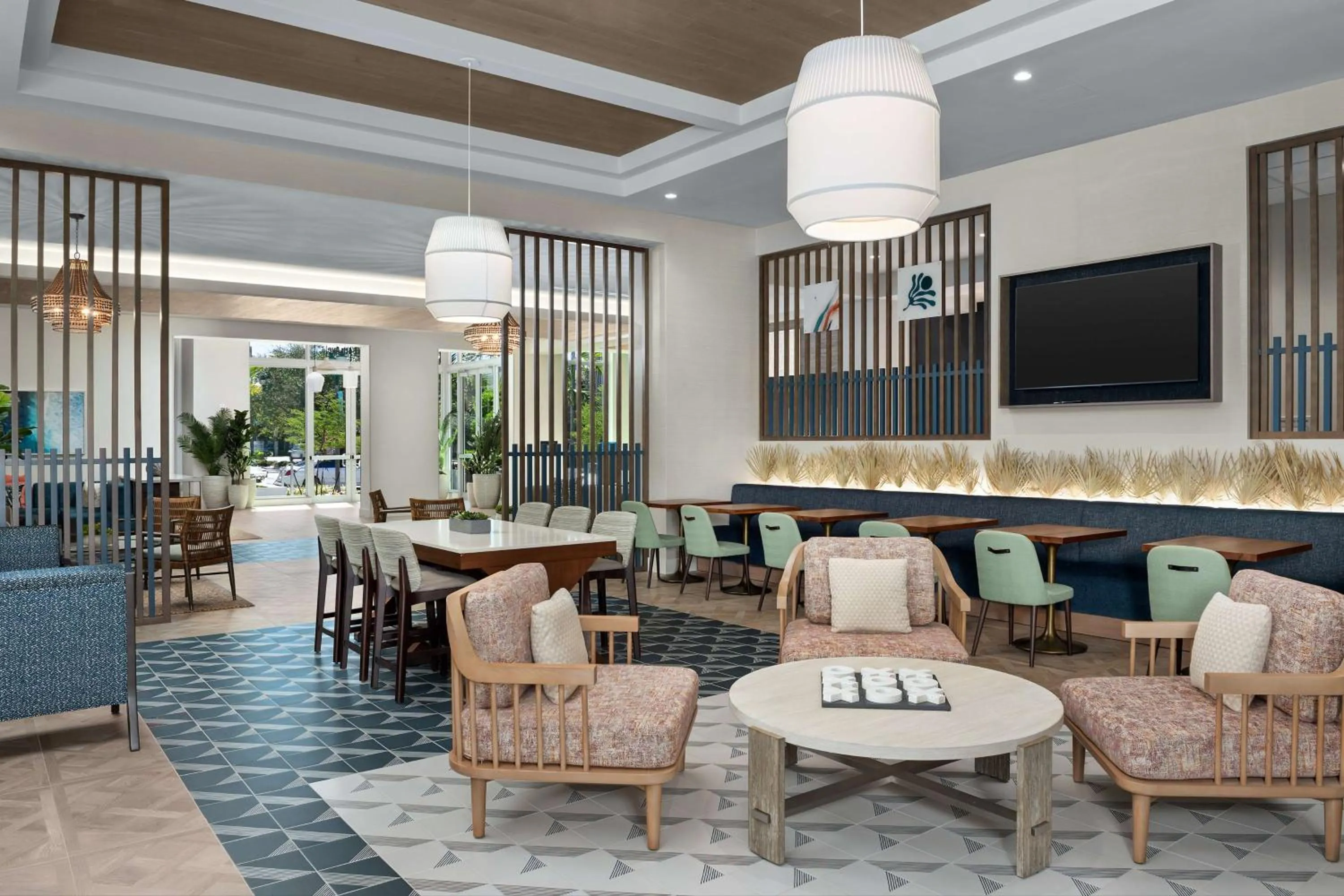 Lobby or reception in Hampton Inn Delray Beach