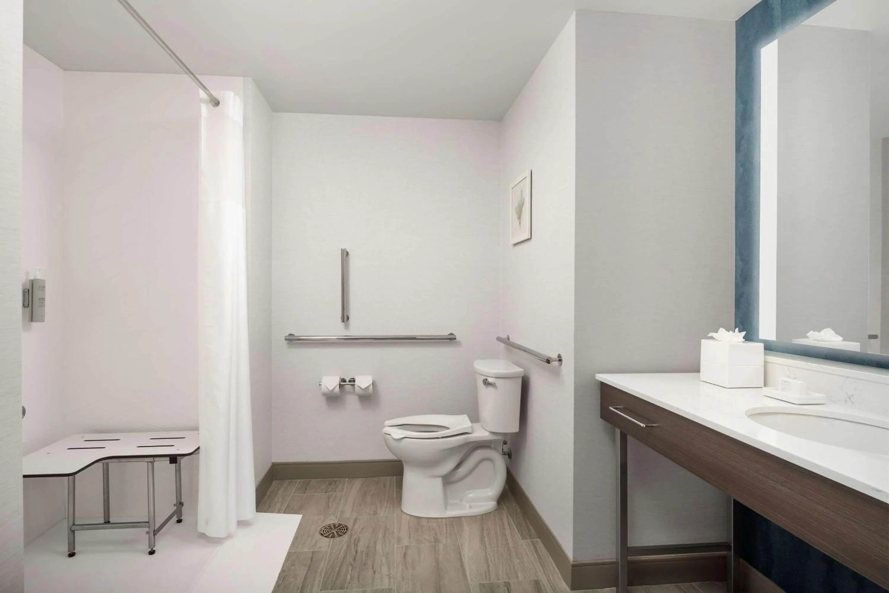 Bathroom in Hampton Inn Delray Beach