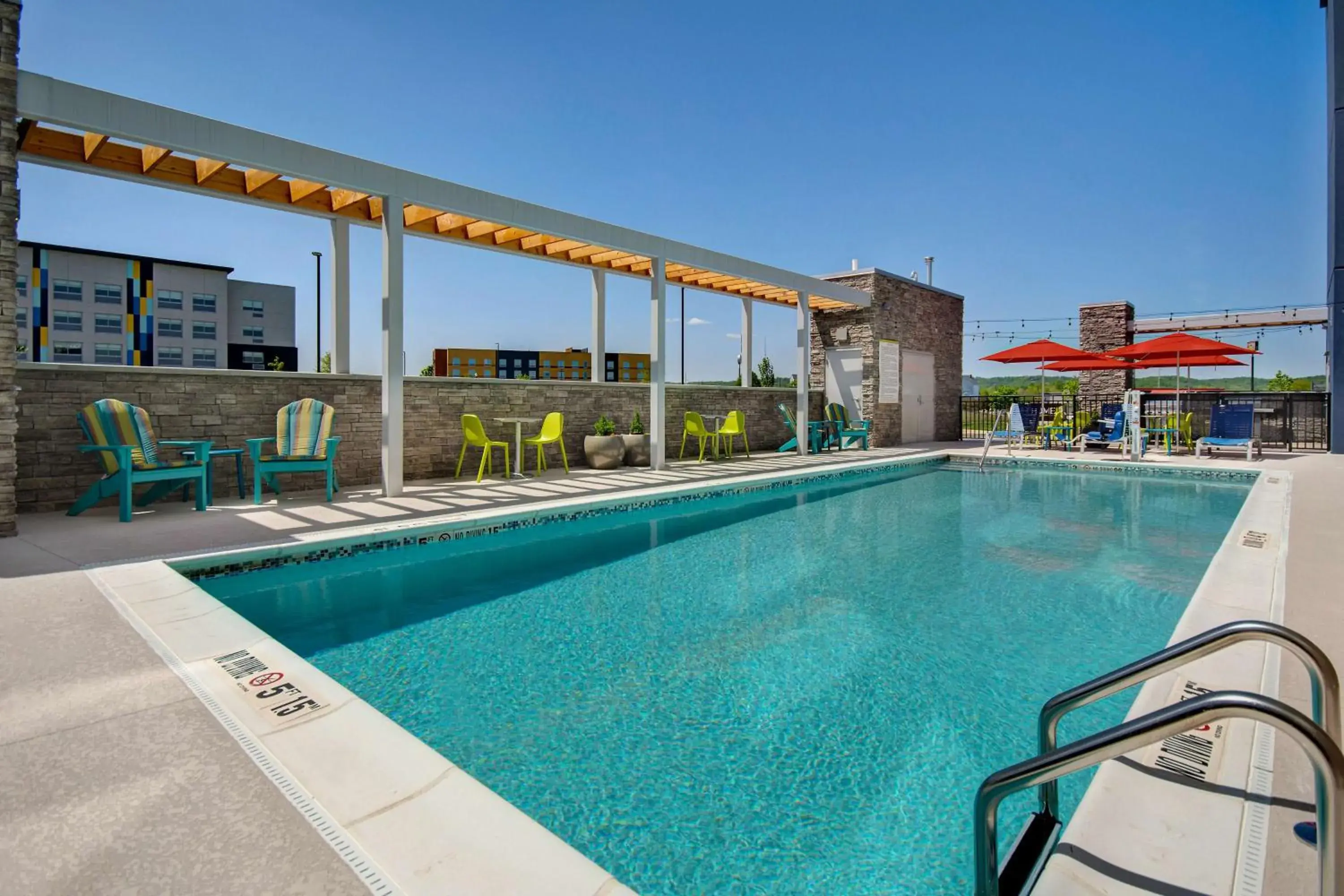 Pool view in Home2 Suites By Hilton Shepherdsville Louisville South Pool view in Home2 Suites By Hilton Shepherdsville Louisville South