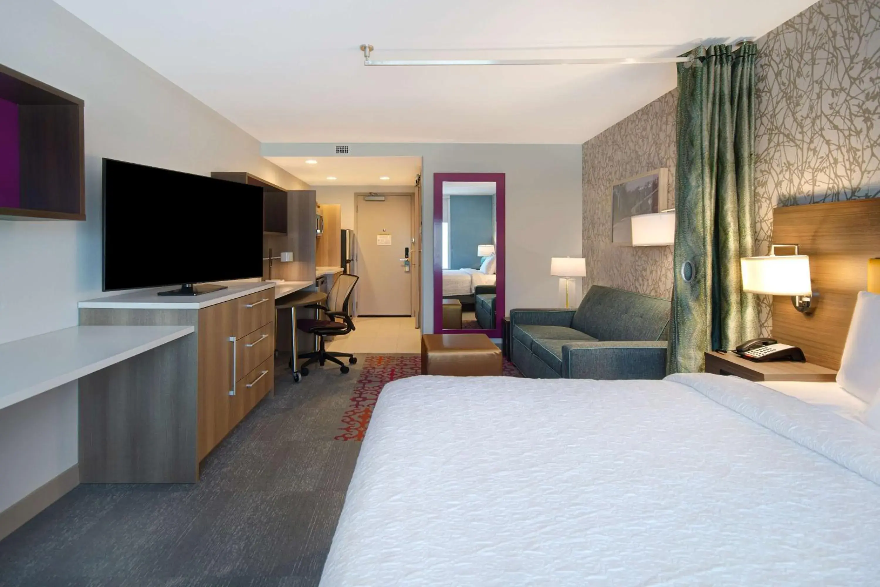 Bedroom, Bed in Home2 Suites By Hilton Shepherdsville Louisville South Bedroom, Bed in Home2 Suites By Hilton Shepherdsville Louisville South