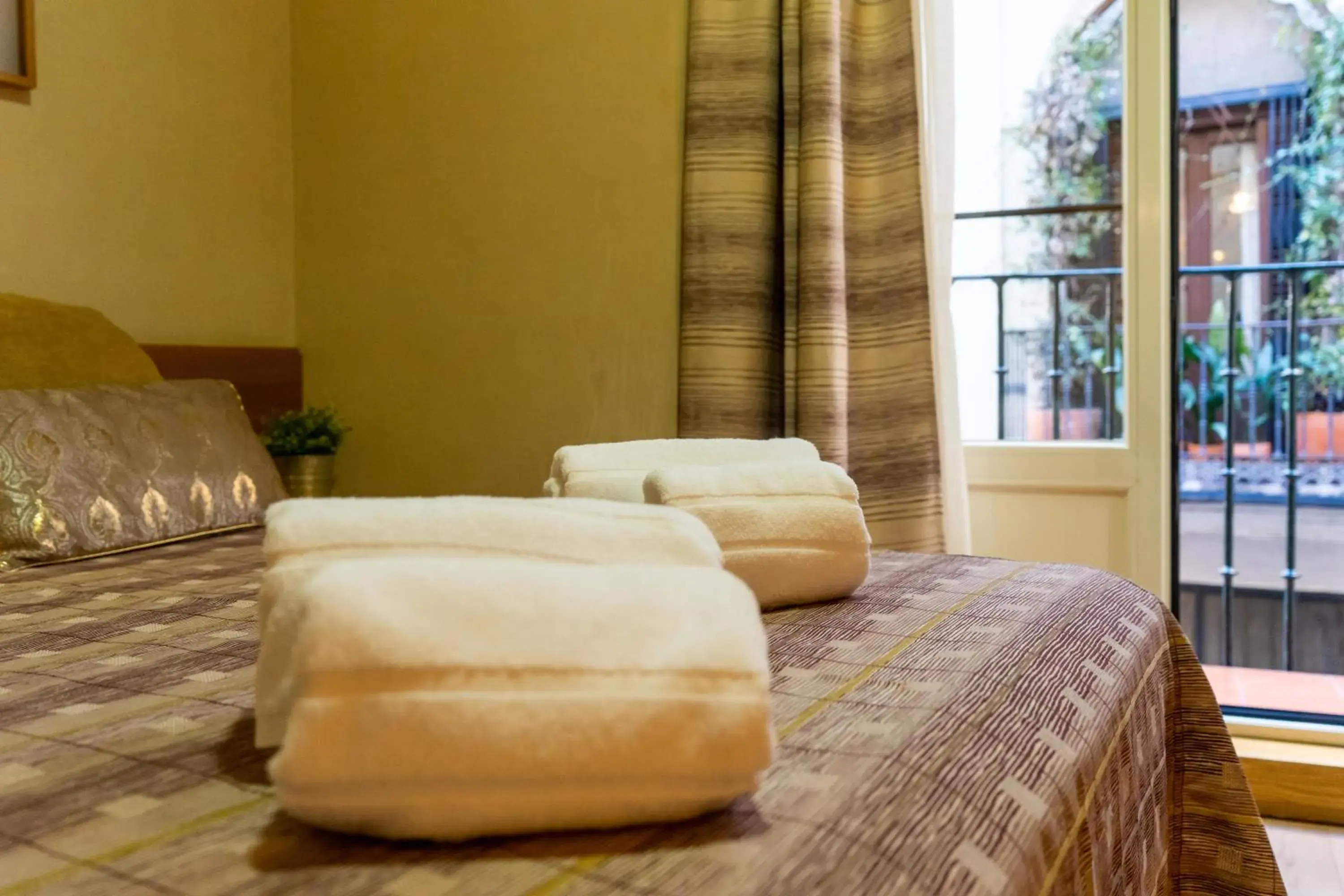 Decorative detail, Bed in El Pasaje Decorative detail, Bed in El Pasaje