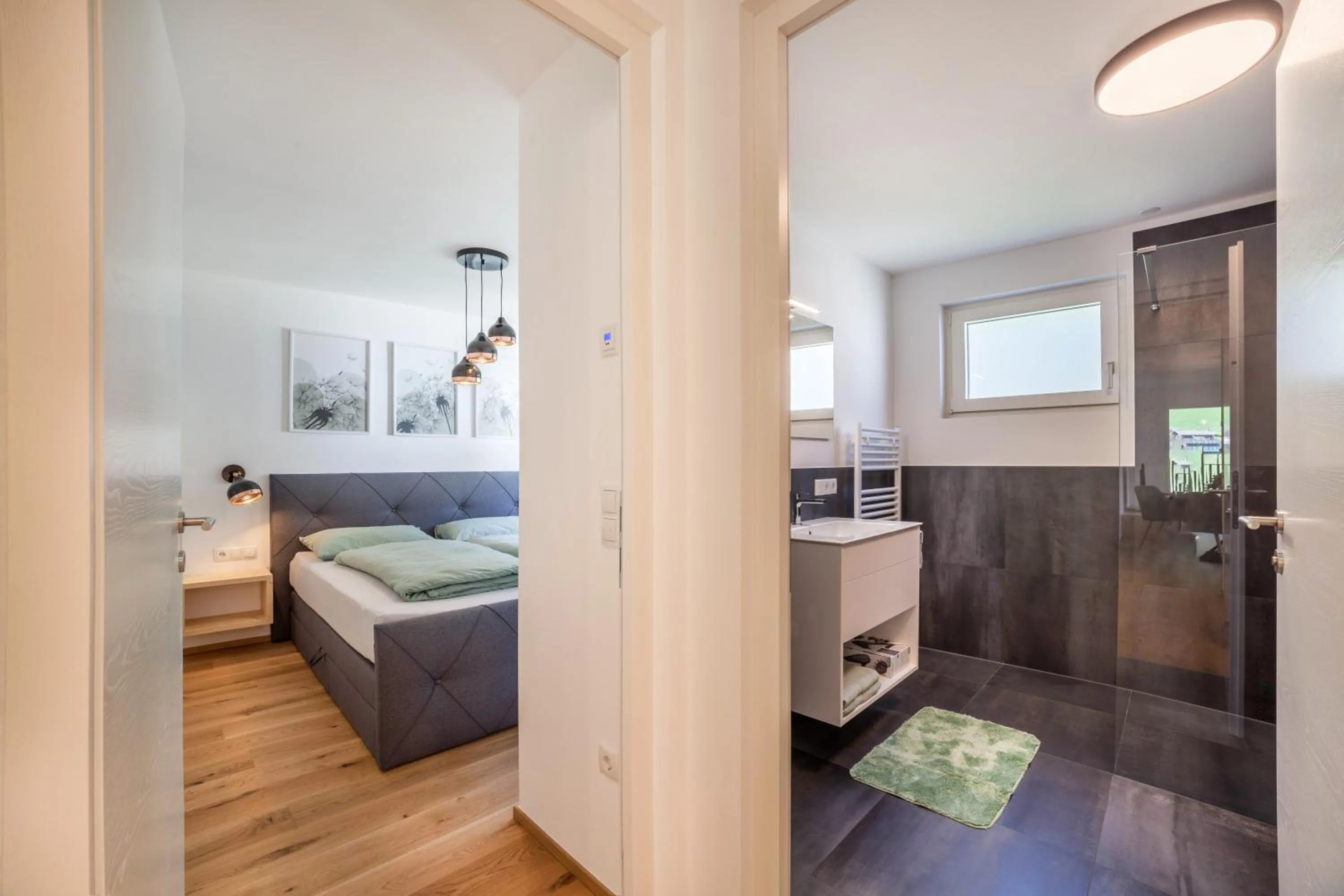 Property building, Bed in Apartment Sankt Martin