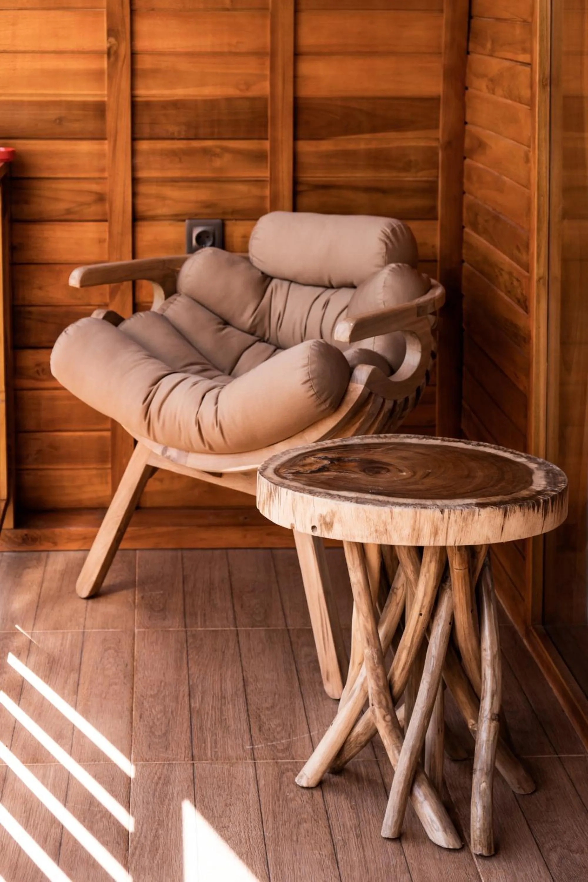 Seating area in Kabinku Bali