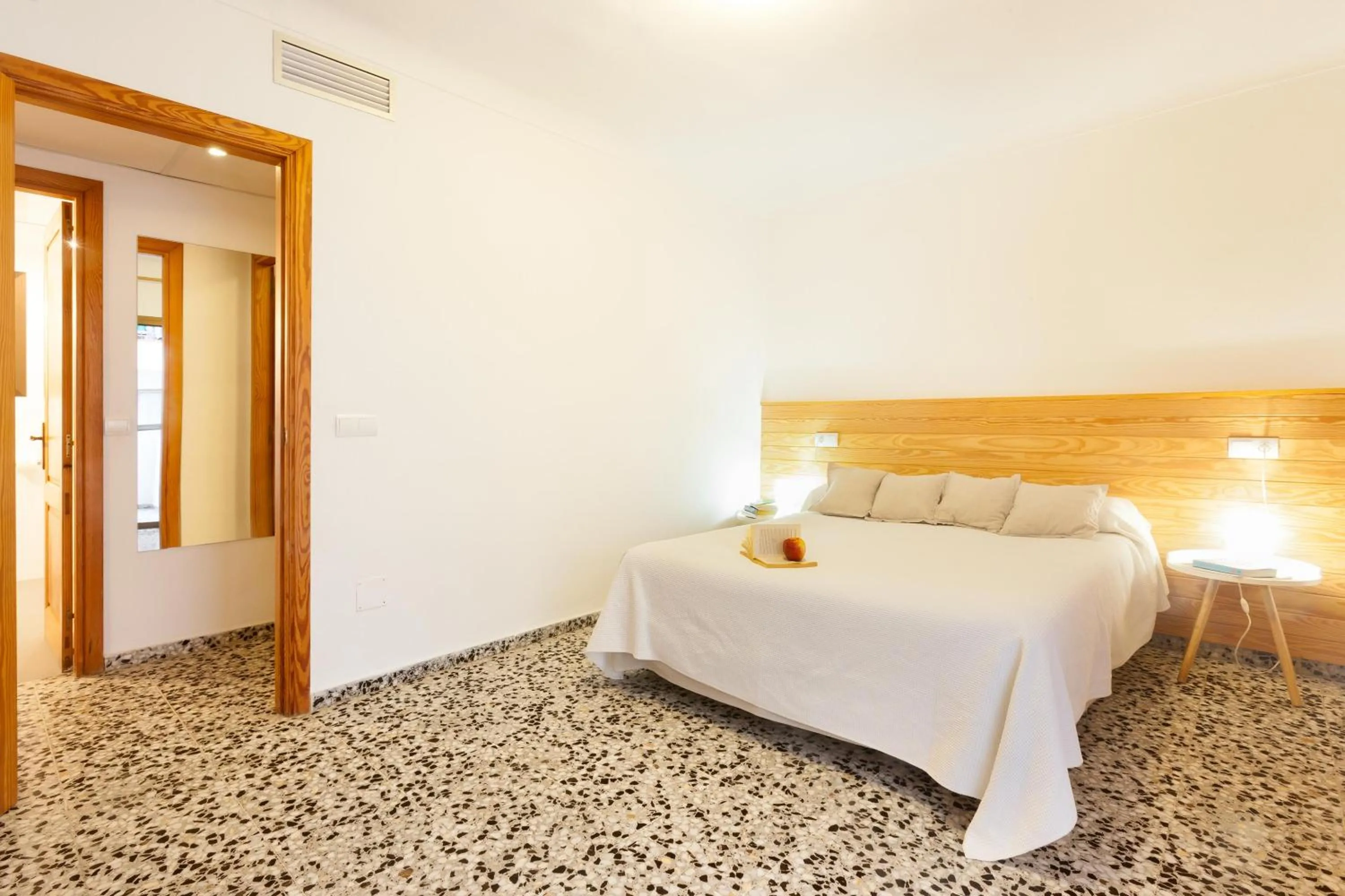 Bedroom, Bed in Apartamentos Bahia