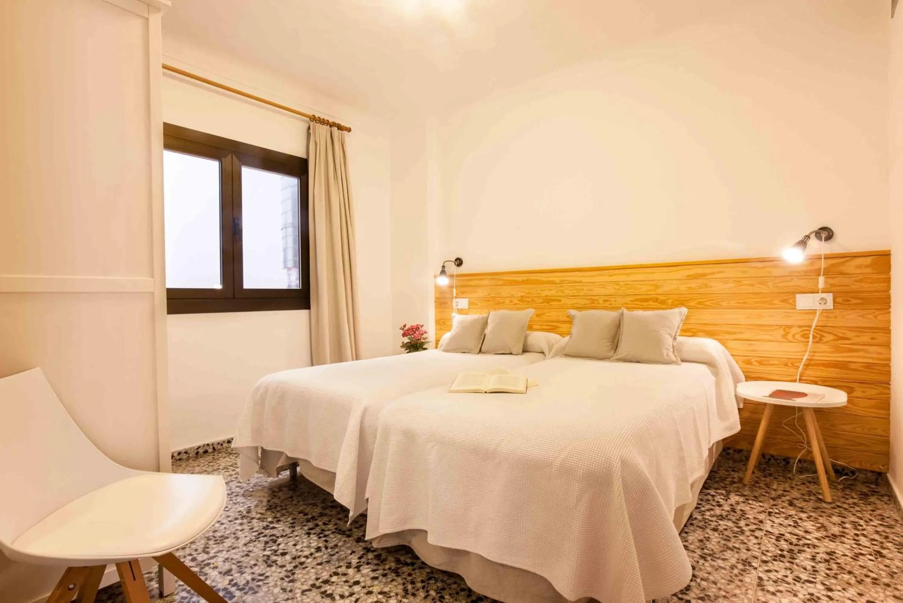 Bedroom, Bed in Apartamentos Bahia
