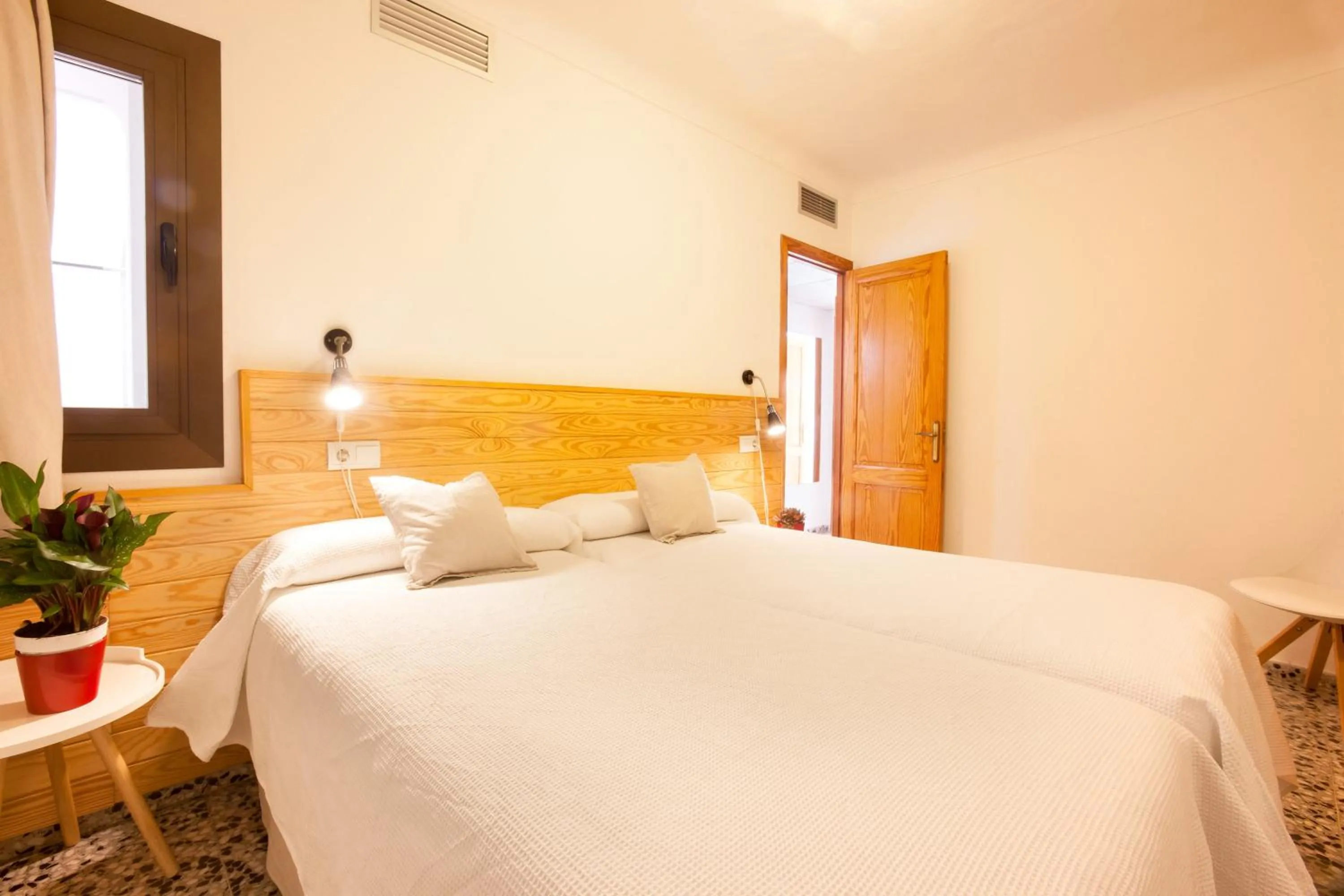Bedroom, Bed in Apartamentos Bahia