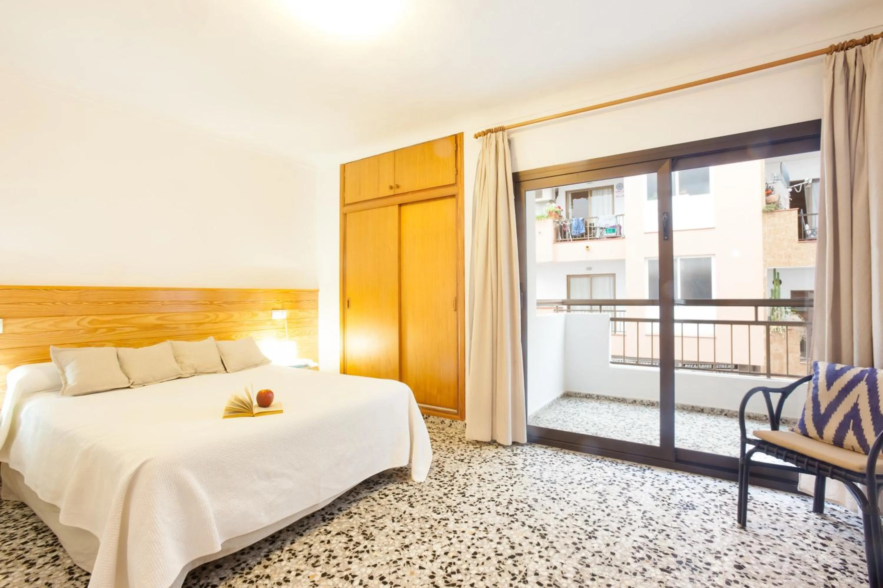 Bedroom, Bed in Apartamentos Bahia