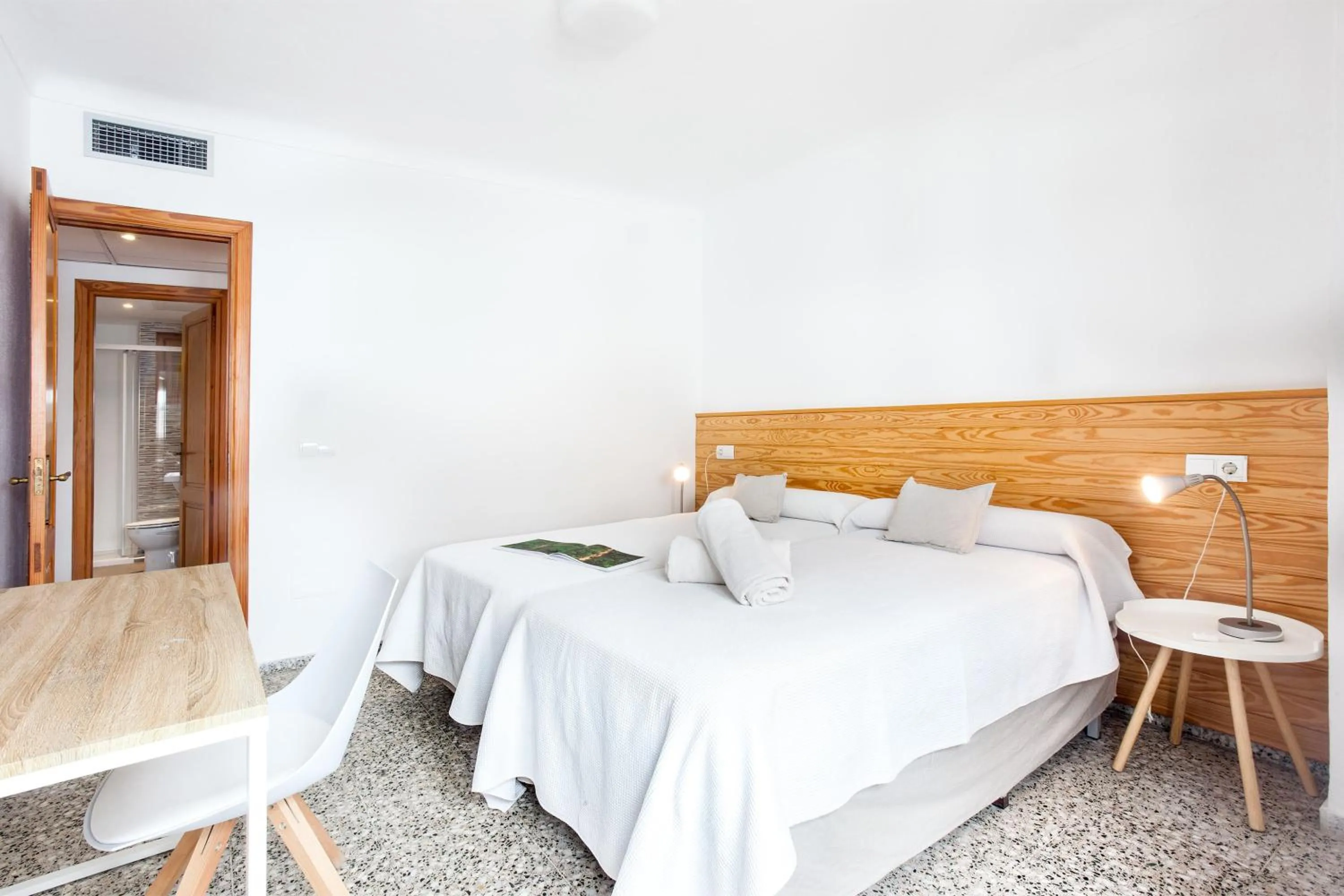 Bedroom, Bed in Apartamentos Bahia