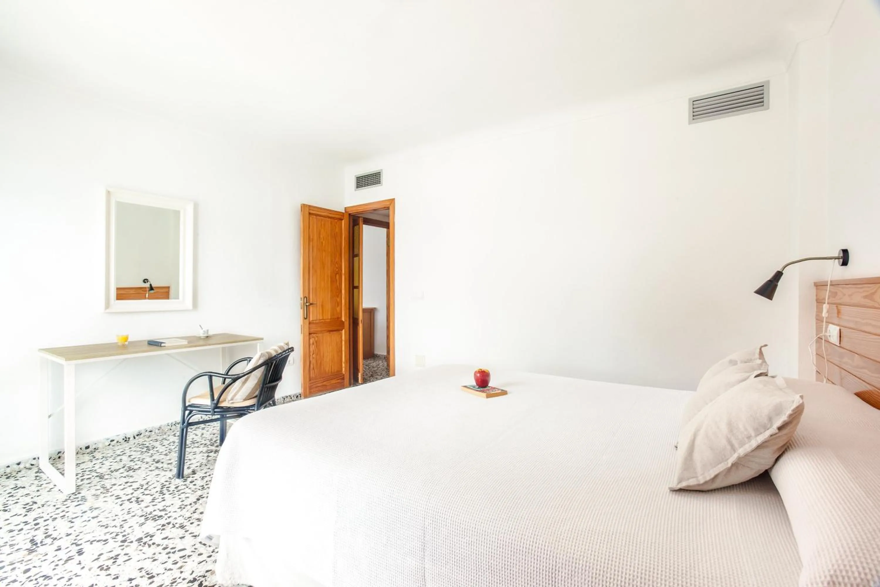 Bedroom, Bed in Apartamentos Bahia
