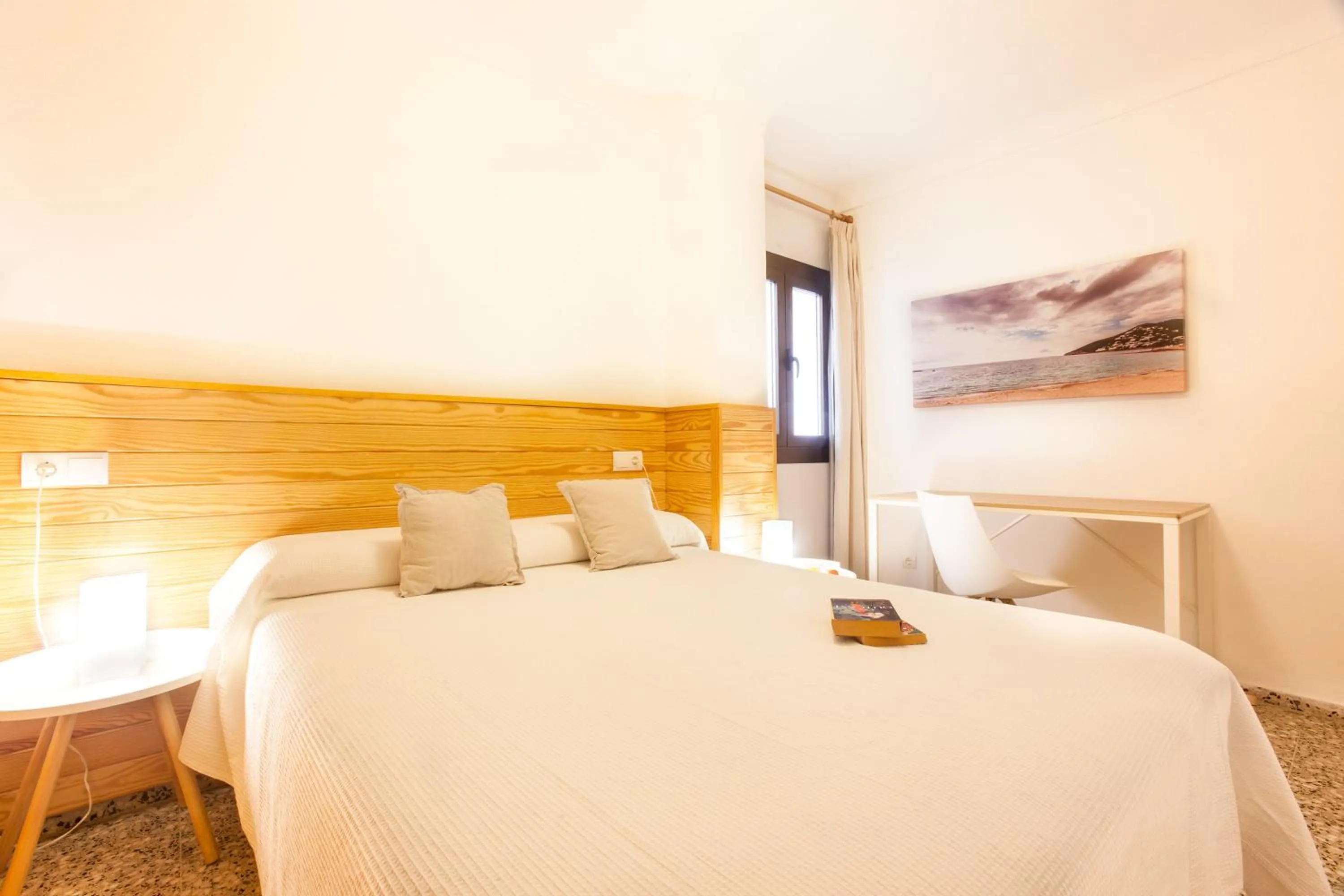 Bedroom, Bed in Apartamentos Bahia
